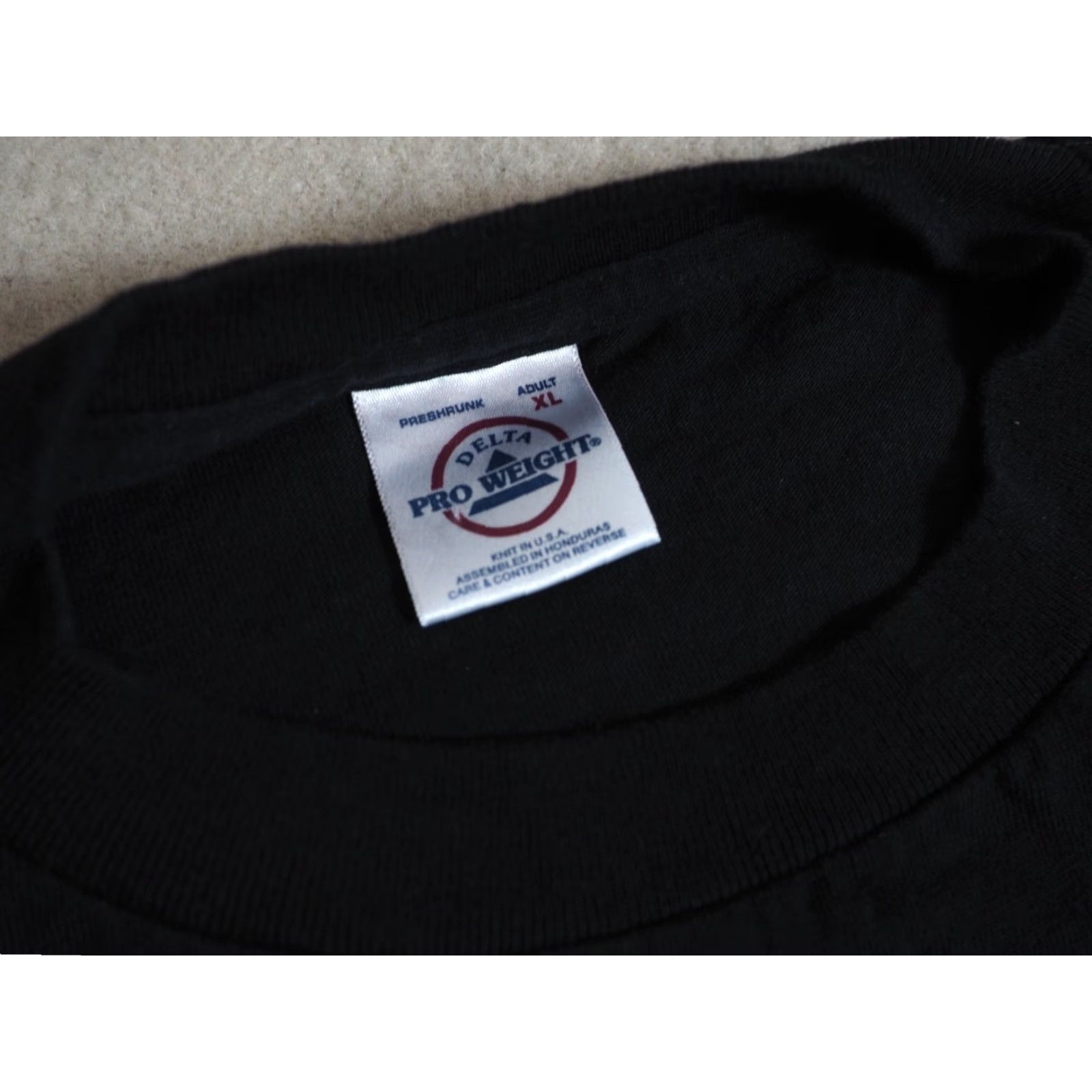 Delta VTG 2000s Delta Tee Black Mens XL T-Shirt USA Graphic Short Sleeve Cotton Frog Look Grunge Decade 2000s Size US XL / EU 56 / 4 - 4 Thumbnail