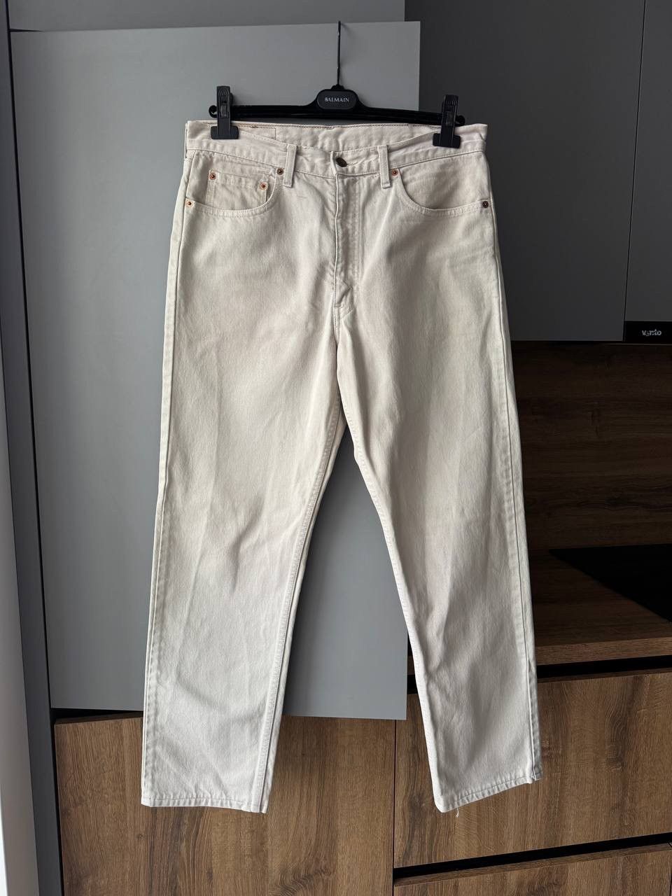 Levi's Vintage 90s Levi's Orange Tab Beige Denim Jeans Size US 34 / EU 50 - 2 Thumbnail
