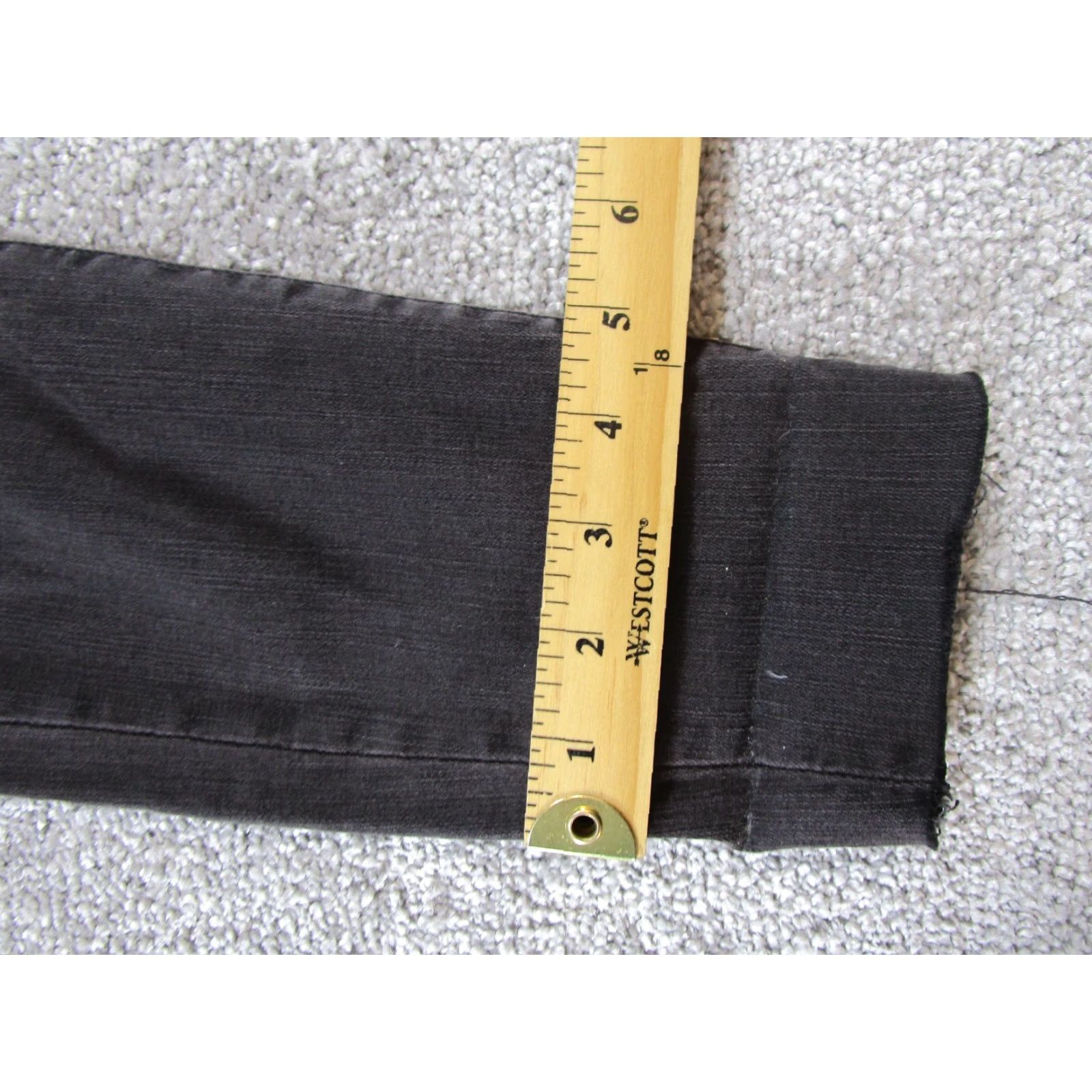 Madewell Madewell Jeans Womens 26 Black High Rise Skinny Denim 9" Washed Slim Regular Heather Charcoal Wash Boys? Wait. Size 26" / US 2 / IT 38 - 3 Thumbnail
