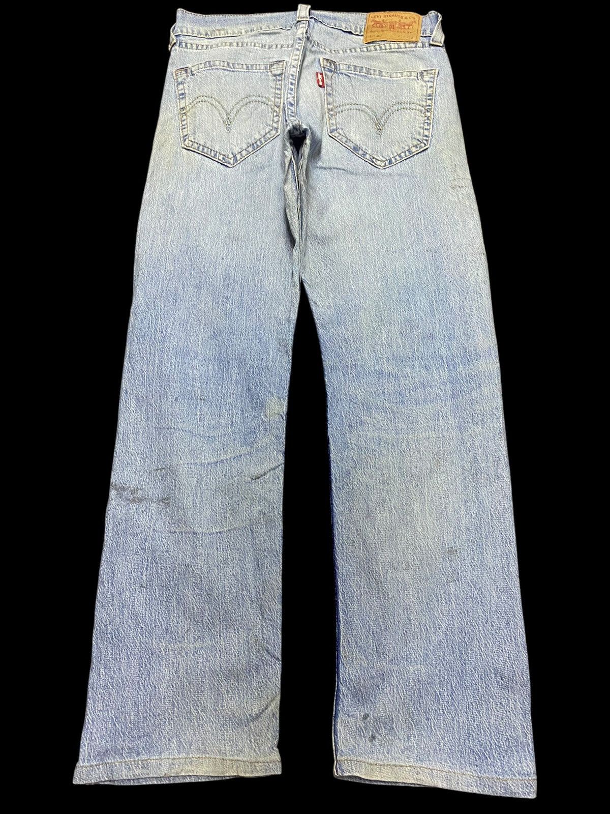 Levi's Made & Crafted Vintage Levis Big E Grunge Distressed Loose Jeans Size US 33 - 2 Thumbnail