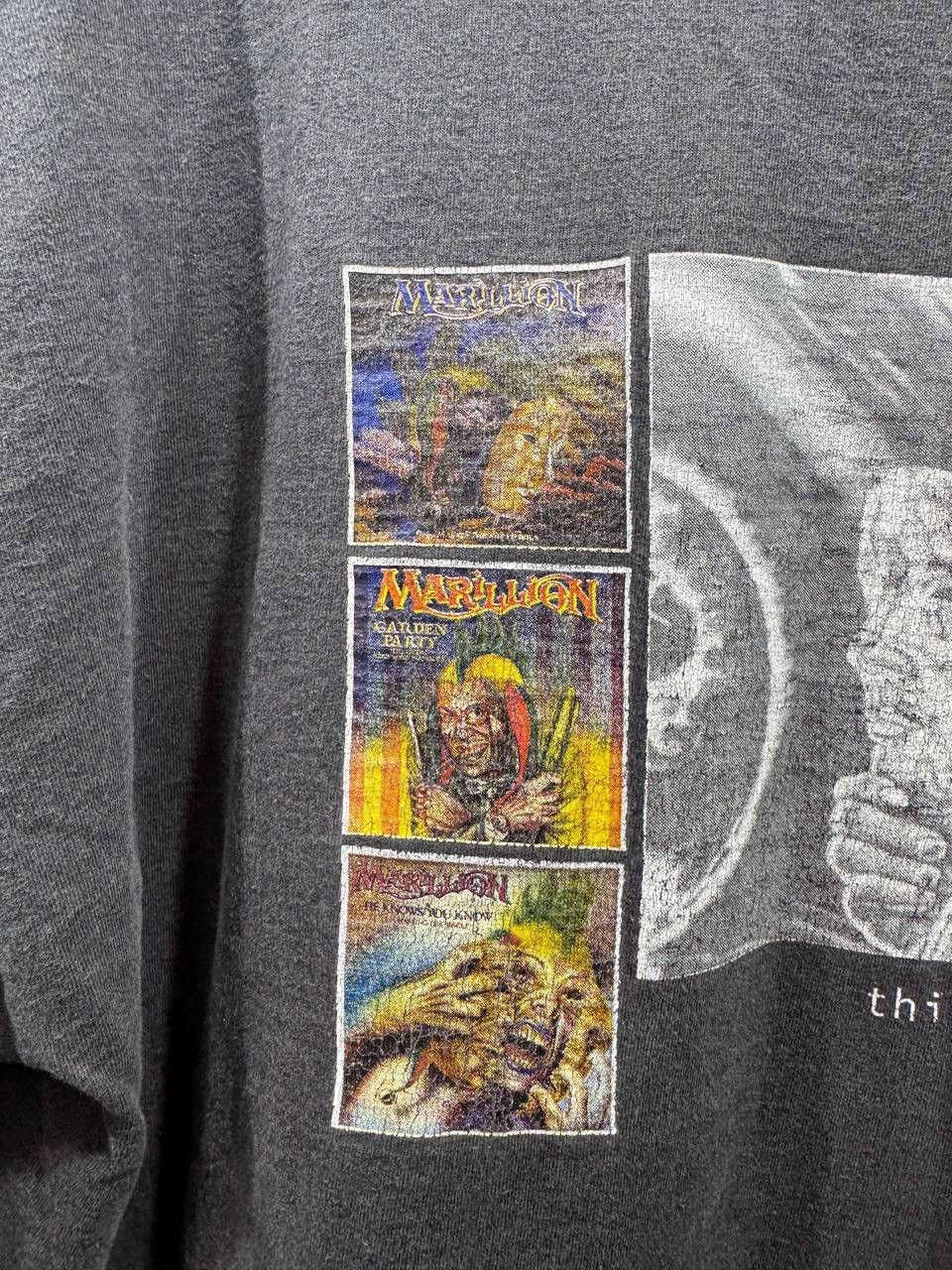 Band Tees Vintage MARILLION SCRIPT FOR AJESTER'S TEAR Rock T-Shirt Size US XL / EU 56 / 4 - 14 Thumbnail