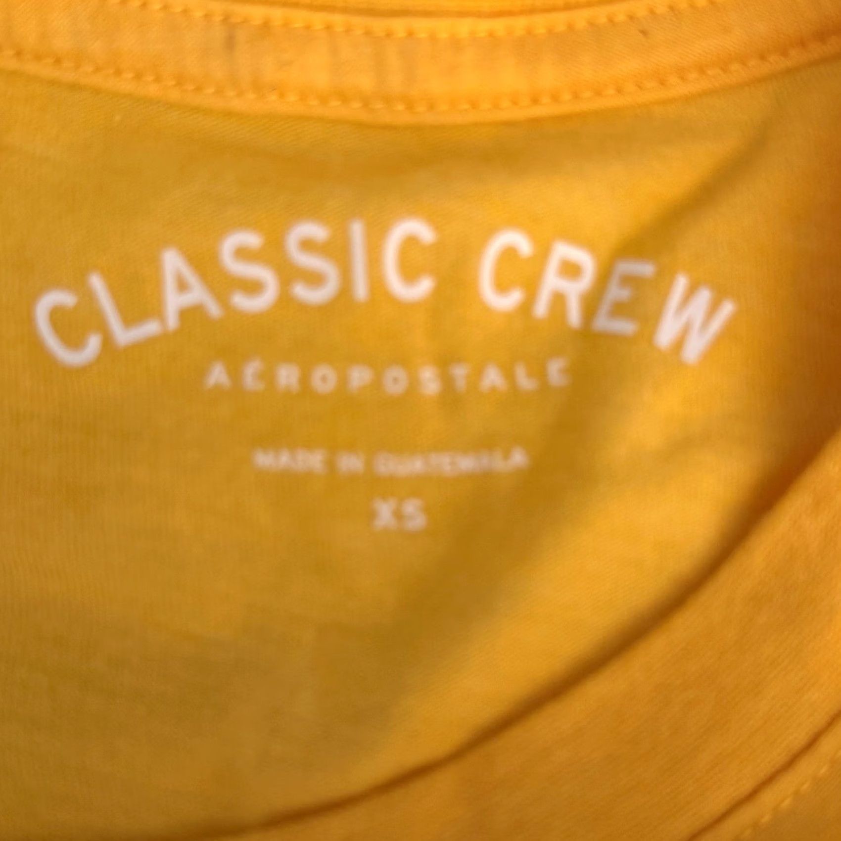 Aeropostale VINTAGE? Aeropostale Women XS T Shirt Yellow Los Angeles Palm Tree Good Vibes Tee Size XS / US 0-2 / IT 36-38 - 4 Thumbnail