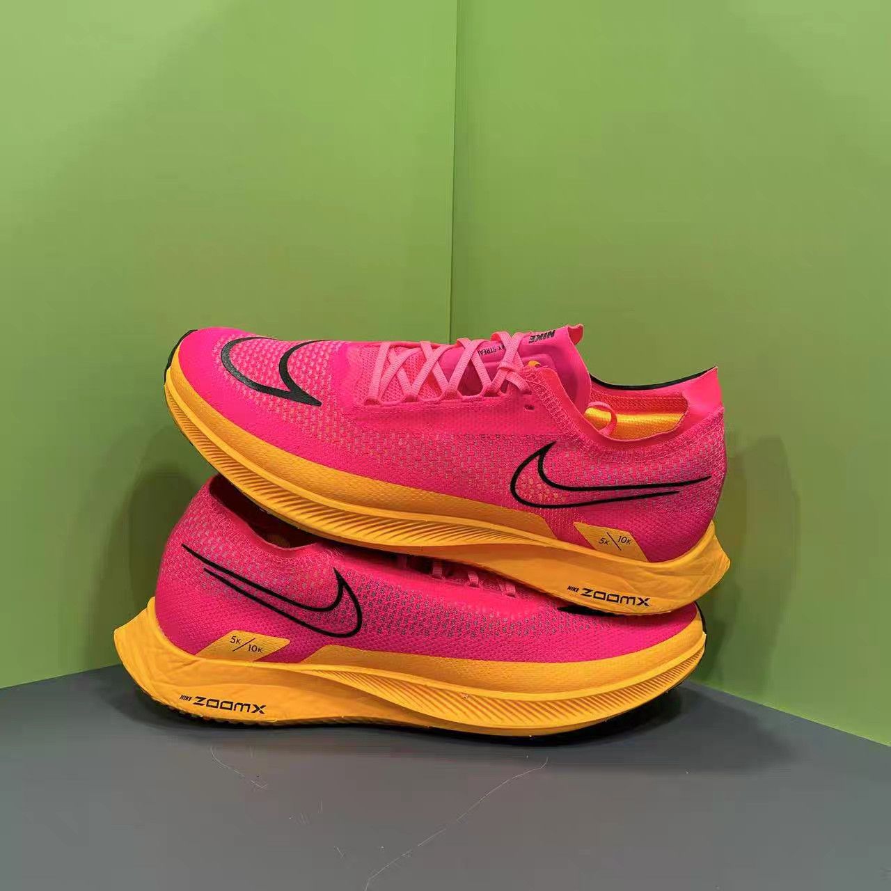 Nike NIKE ZoomX StreakFly Pink & Yellow K15 Size US 10 / EU 43 - 4 Thumbnail
