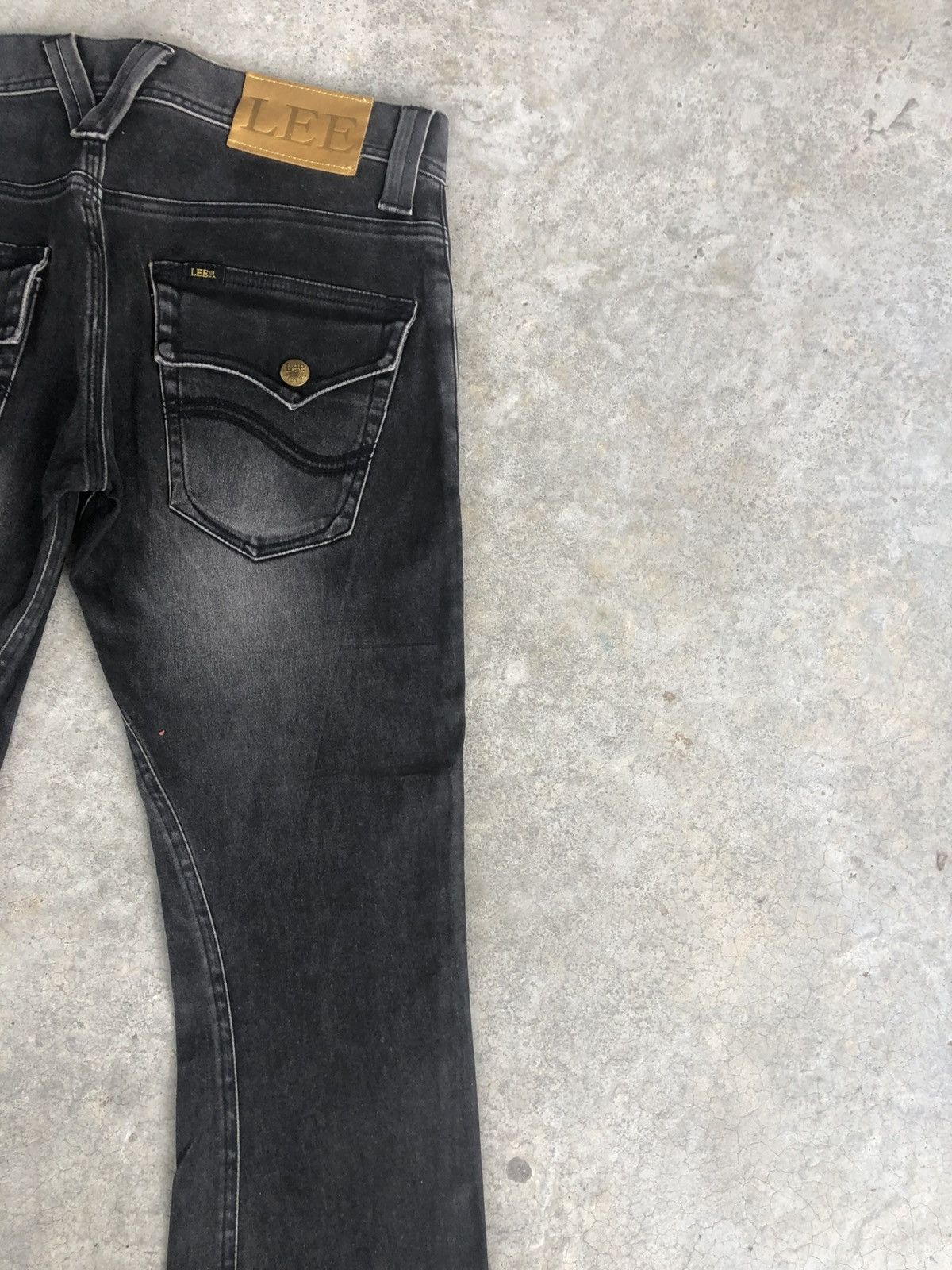 Lee Japanese Lee Flared Jeans Distressed Jeans Suede Size US 32 / EU 48 - 10 Thumbnail