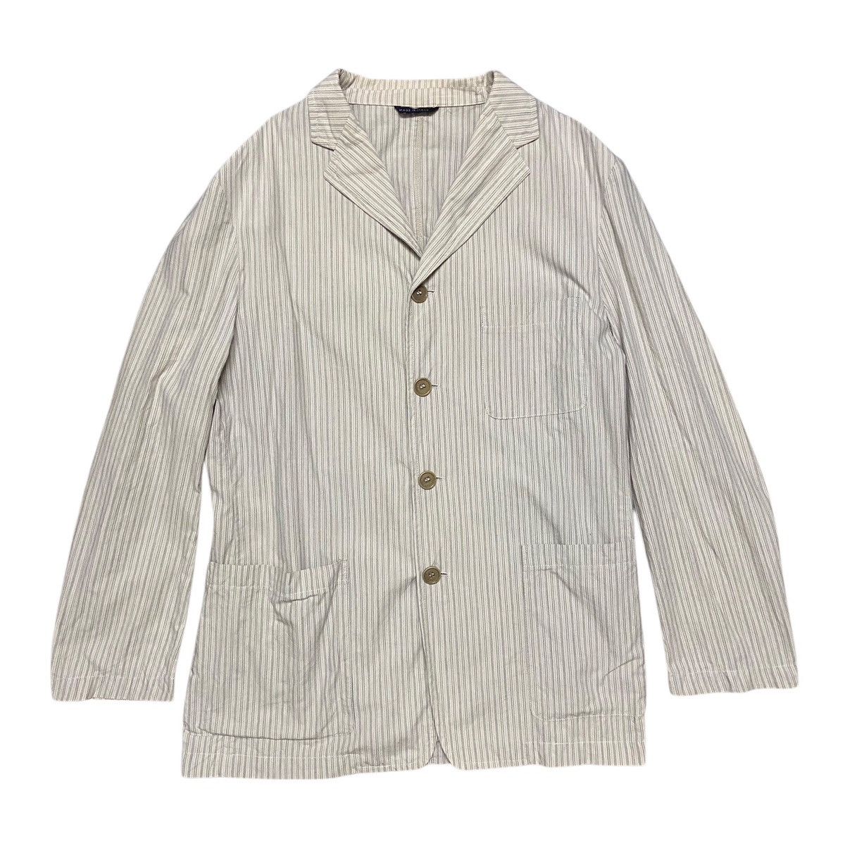 Designer VICTORVICTORIA Striped Blazer Jacket Size US L / EU 52-54 / 3 - 1 Thumbnail