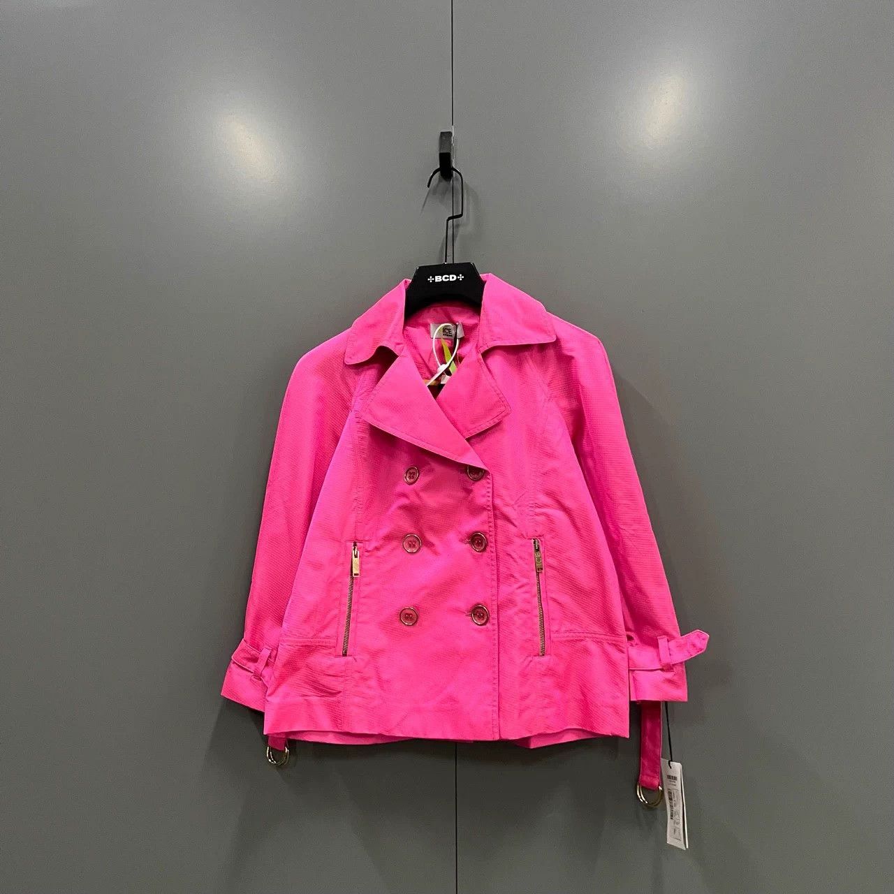 ICEBERG BarbiePink Double-Breasted Jkt 38 NWT jc605610