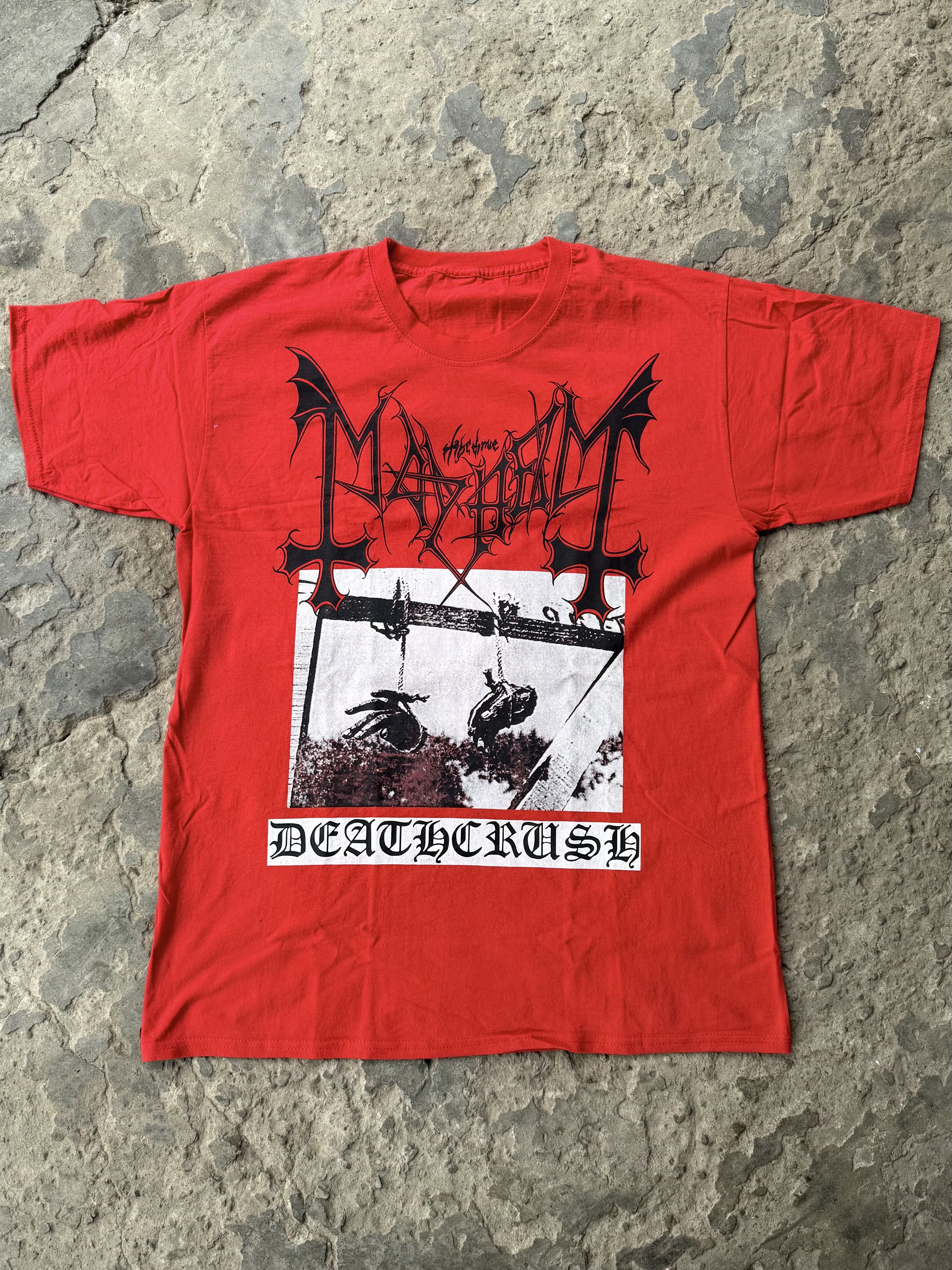 Band Tees Mayhem black metal band tshirt Size US L / EU 52-54 / 3 - 1 Thumbnail