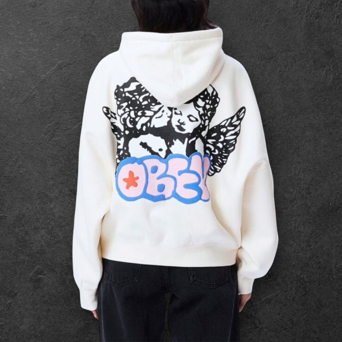 Obey Obey ft Cherub Angle Babies Relaxed Fit Hoodie Size US S / EU 44-46 / 1 - 3 Thumbnail