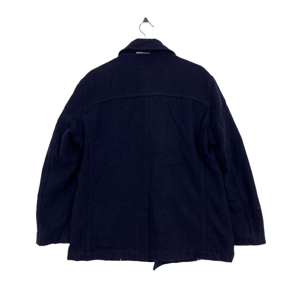 Tommy Hilfiger Vintage TOMMY HILFIGER Wool Navy Double Breasted Coat Size US L / EU 52-54 / 3 - 2 Thumbnail
