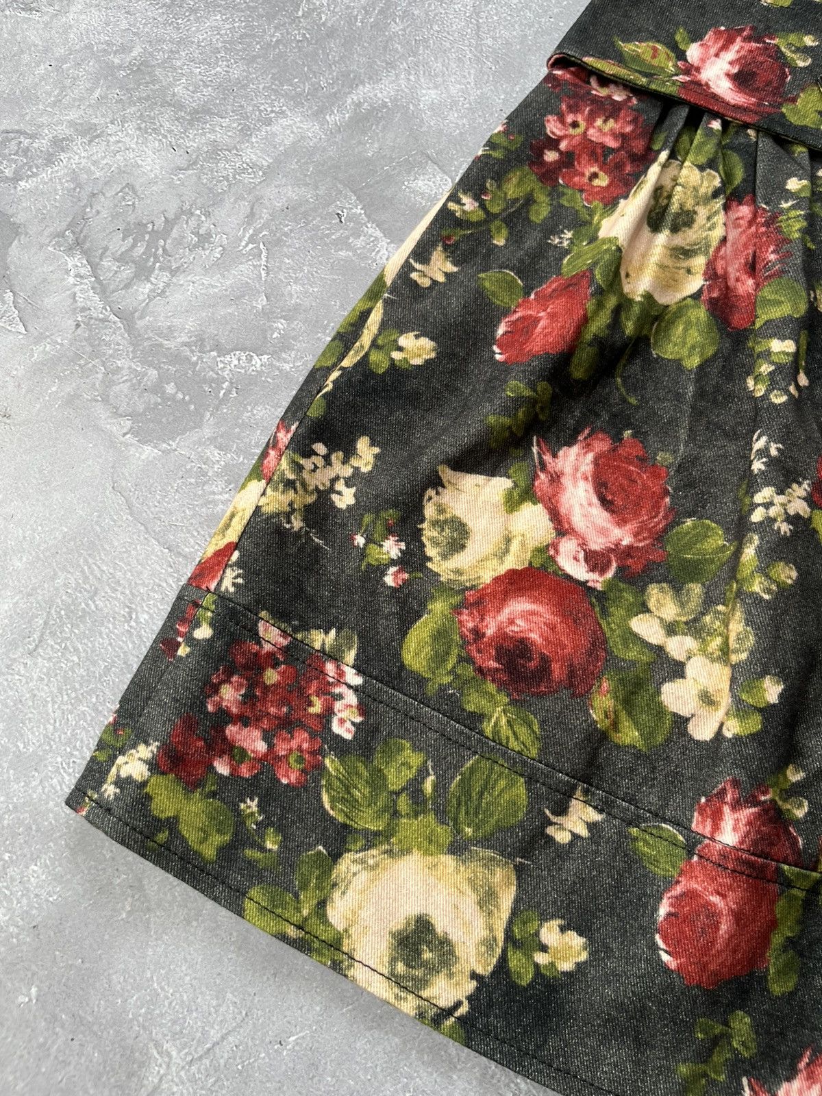 Moschino Love Moschino Cotton skirt Floral Flower Multicolor Size US6 Size 28" / US 6 / IT 42 - 4 Thumbnail