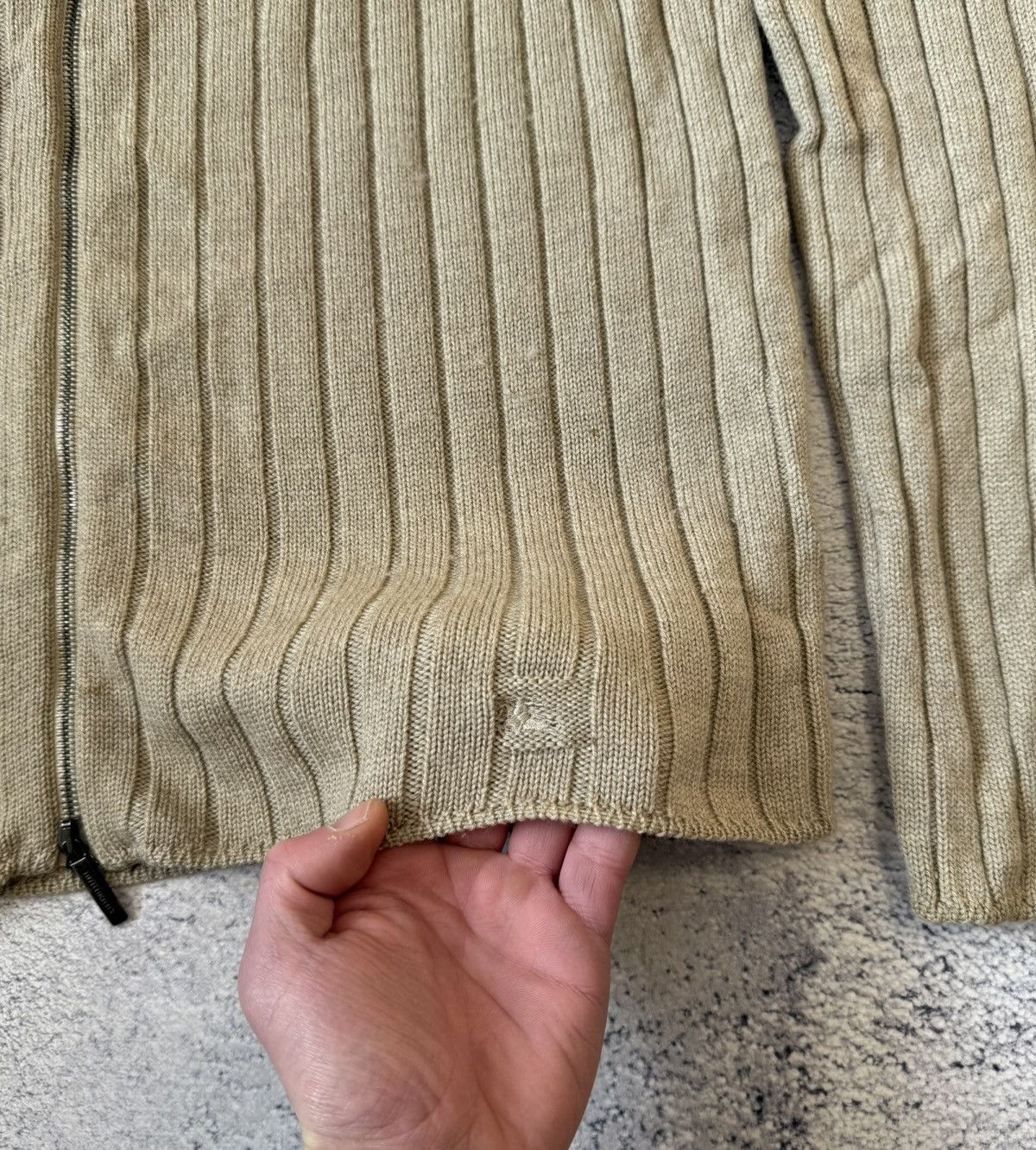 Burberry Burberry London Men Wool Full Zip Sweater XL Italy Logo Size US XL / EU 56 / 4 - 4 Thumbnail