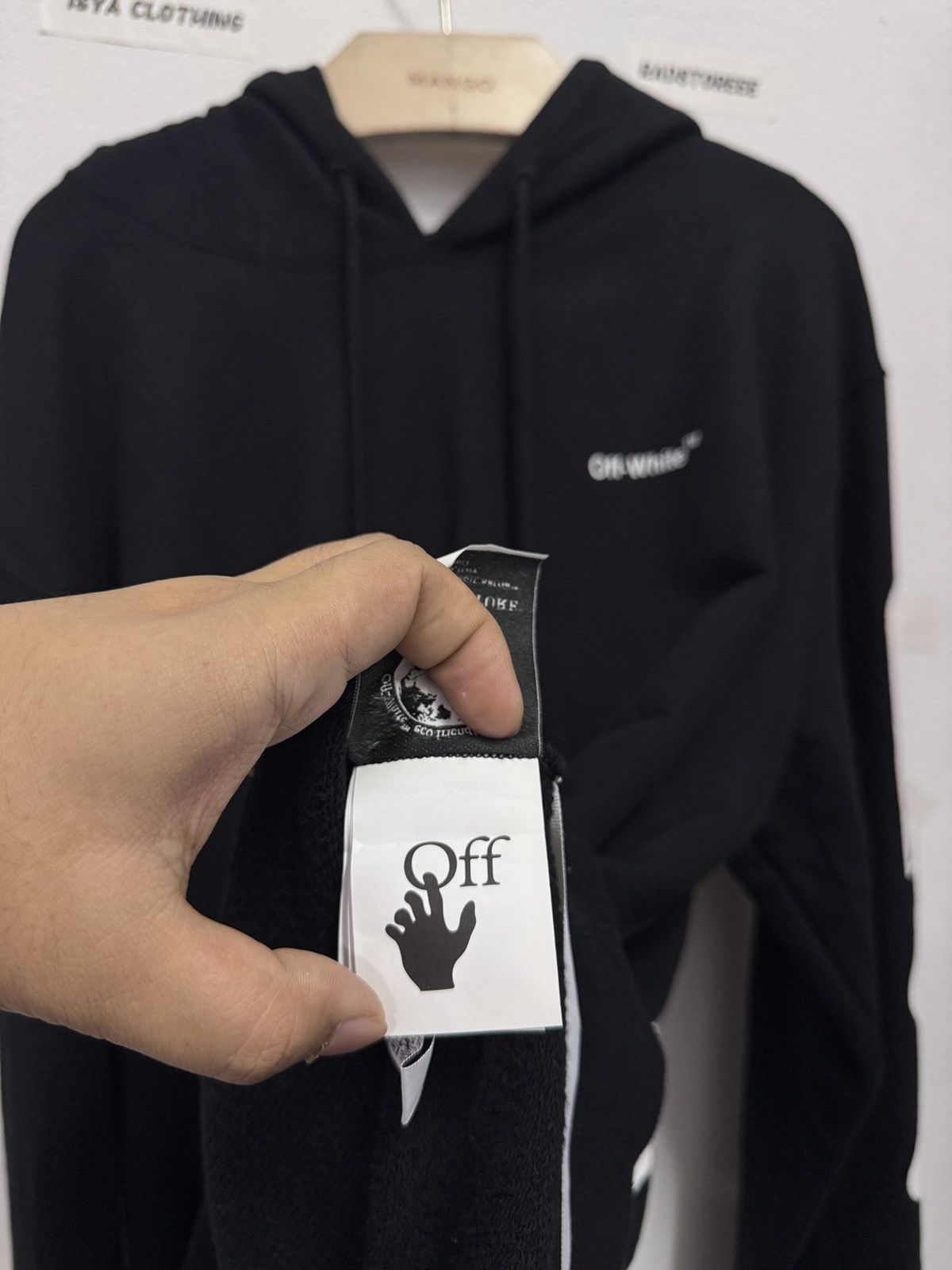 Off-White Offwhite Wave Diag Hoodie Size US XL / EU 56 / 4 - 6 Thumbnail