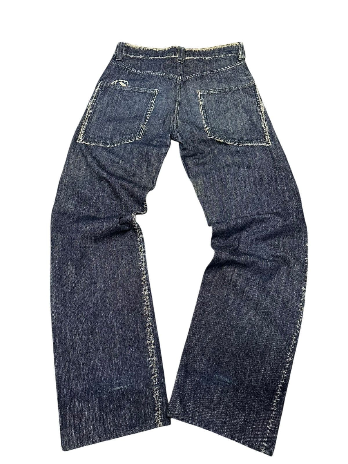 Issey Miyake Issey Miyake A-Poc Baggy Denim Pant Size US 31 - 12 Thumbnail