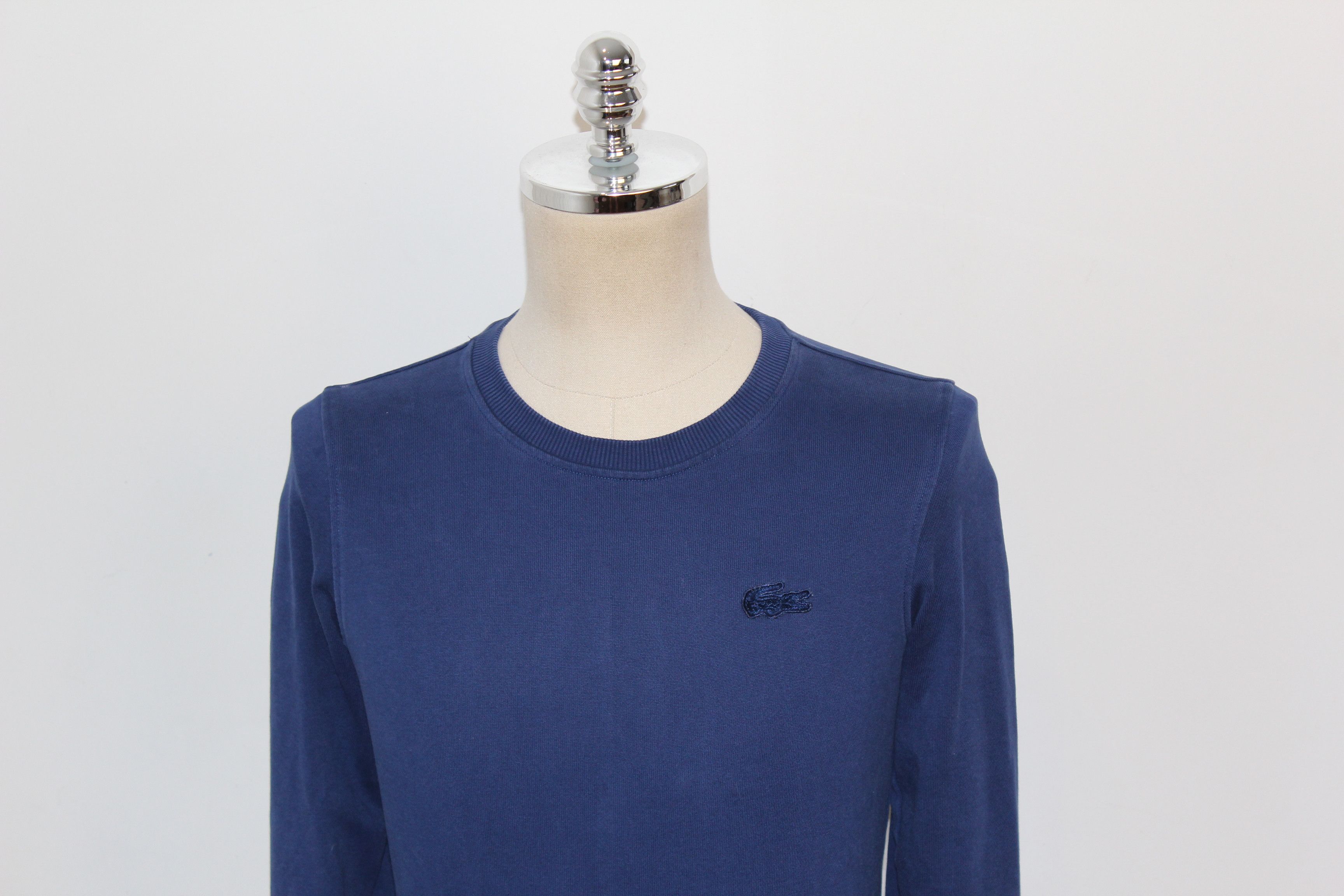Lacoste Women's Lacoste Live Blue Jumper Sweater Size S / US 4 / IT 40 - 4 Thumbnail