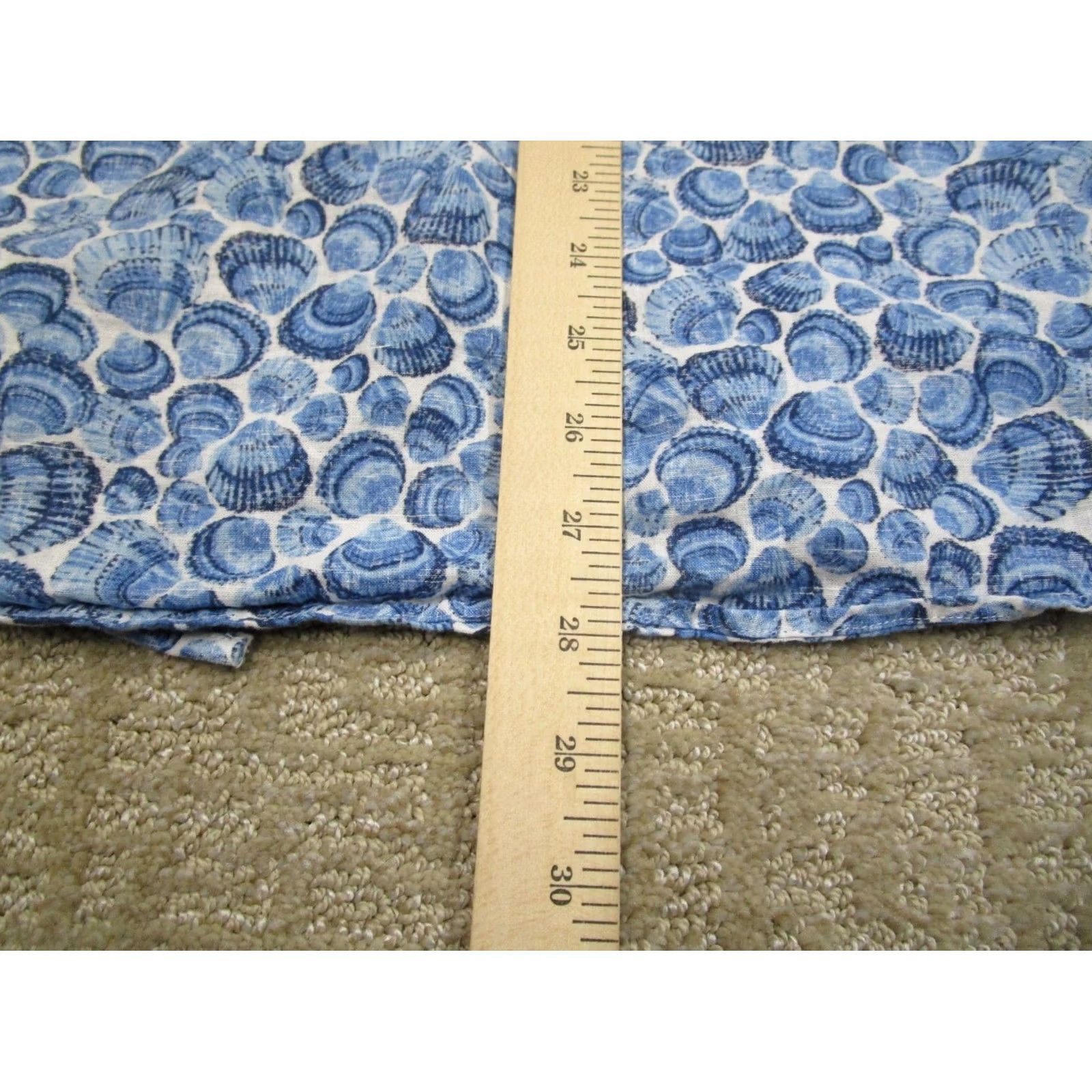 Southern Tide Southern Tide Shirt Men Large Blue Geometric Short Sleeve Linen Rayon Sea Life Size US L / EU 52-54 / 3 - 6 Thumbnail