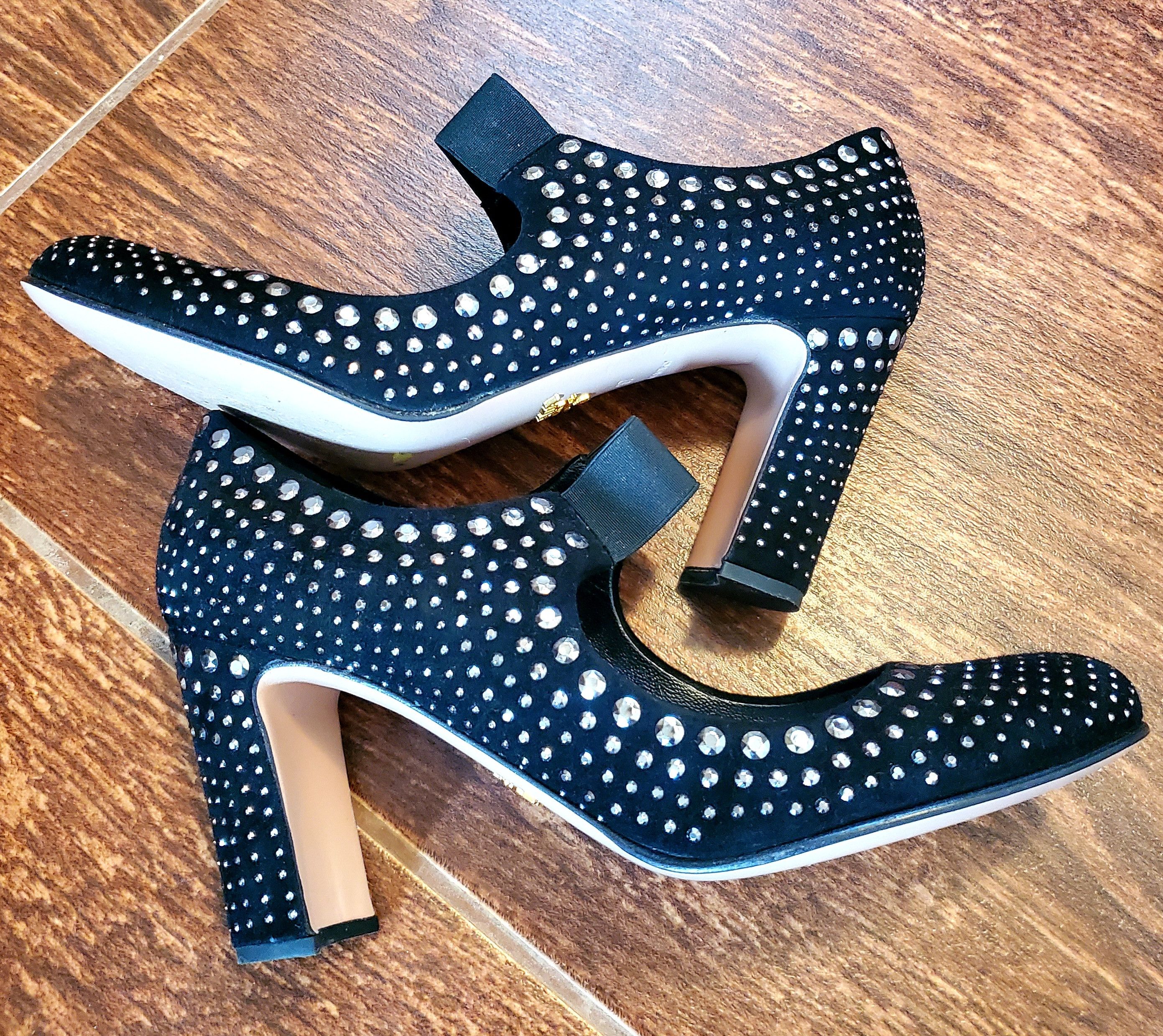 Prada Escarpins mary jane Prada Noir 37 perfect condition Size US 7 / IT 37 - 3 Thumbnail