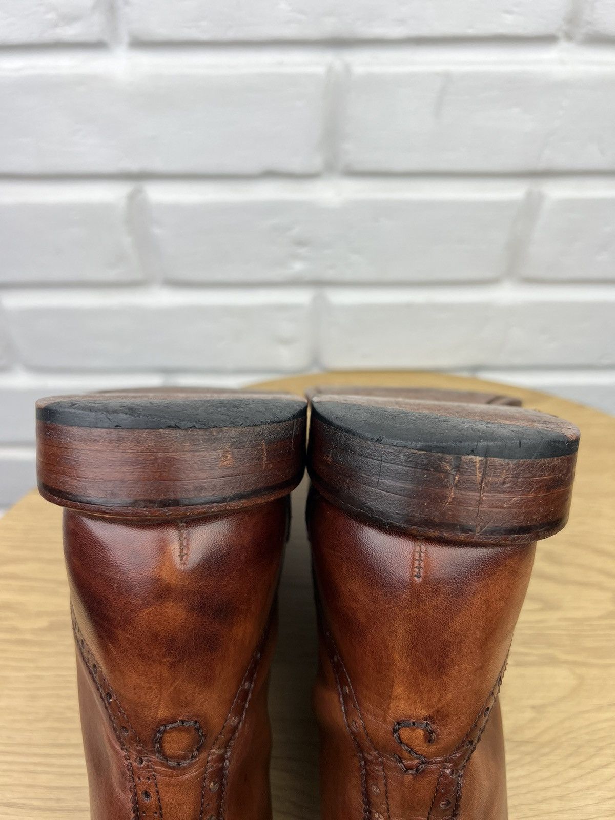 Oliver Sweeney Oliver Sweeney Brogue Boots Leather Shoes Liscolman Dark Tan Size US 10.5 / EU 43-44 - 15 Thumbnail