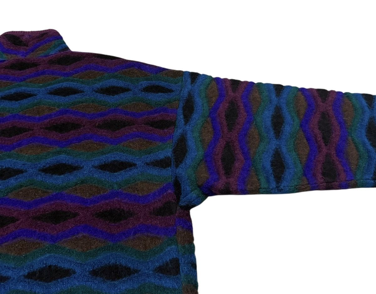 Missoni Vintage Missoni Reversible Wool Mohair Puffer Light Jacket Size L / US 10 / IT 46 - 10 Thumbnail
