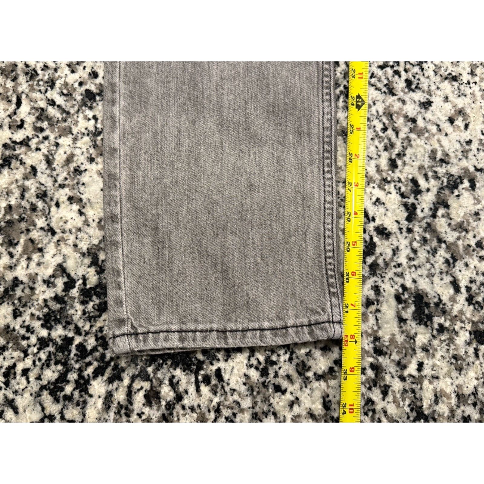 Levi's VINTAGE Levi's 514 Men's Straight Stretch Jeans 32x32 Gray Denim Classic Fit Size US 32 / EU 48 - 2 Thumbnail