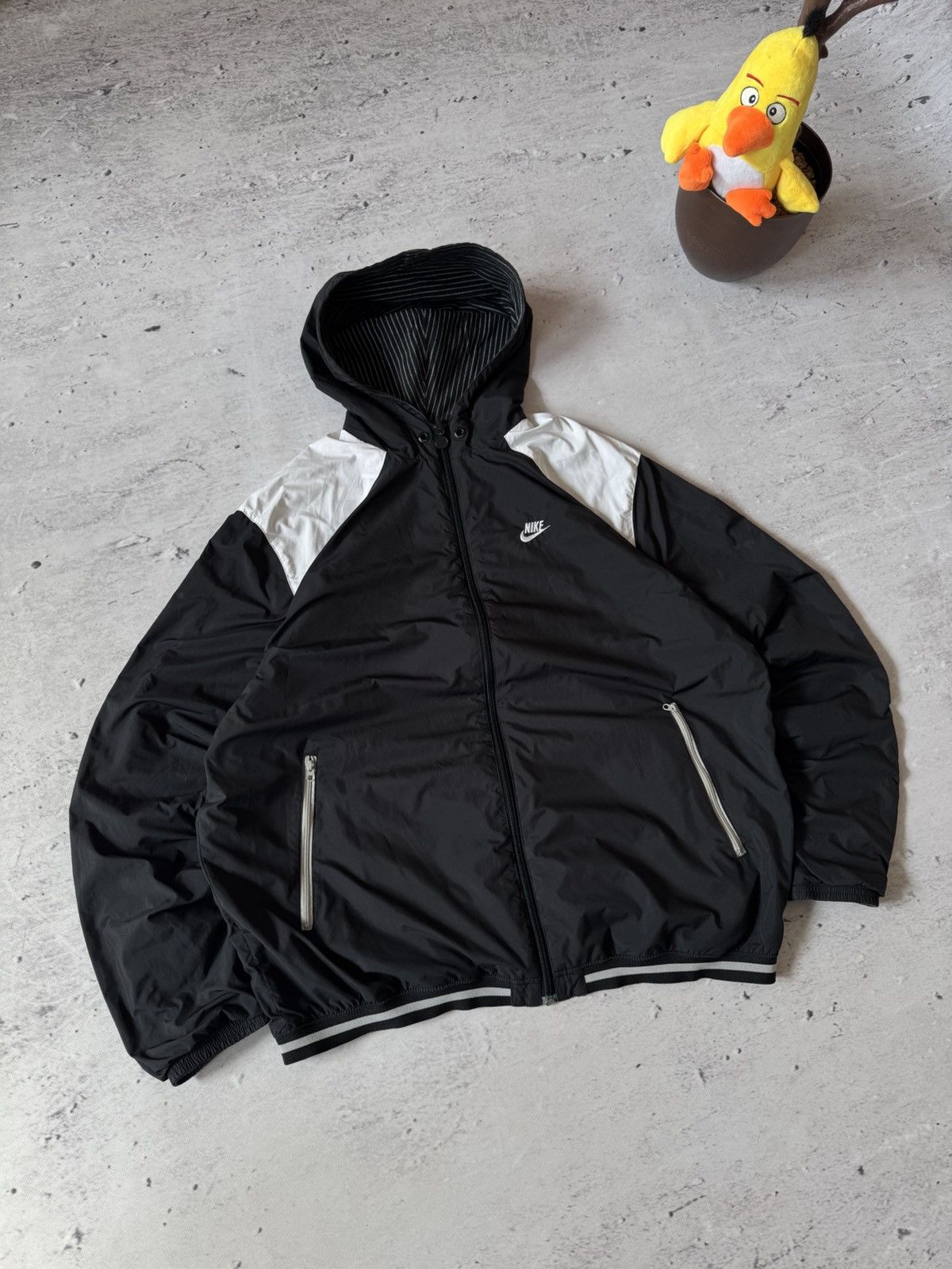 Nike × Vintage NIKE VINTAGE BASIC LOGO OVERSIZE BAGGY LIGHT JACKET Size US L / EU 52-54 / 3 - 2 Thumbnail
