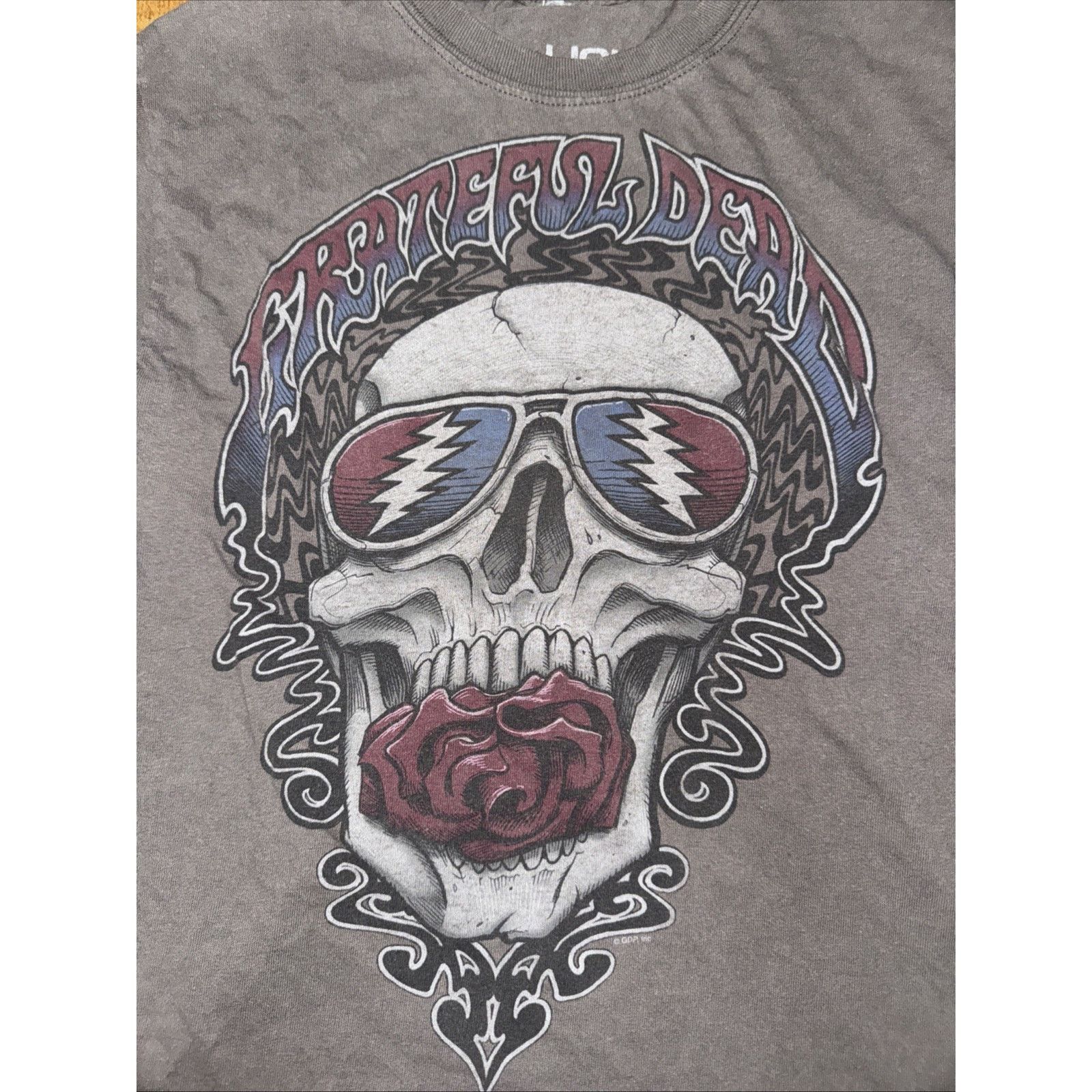Band Tees × Grateful Dead × Liquid Blue Liquid Blue Grateful Dead T-Shirt 16x22 Cropped Gray Size US S / EU 44-46 / 1 - 2 Thumbnail