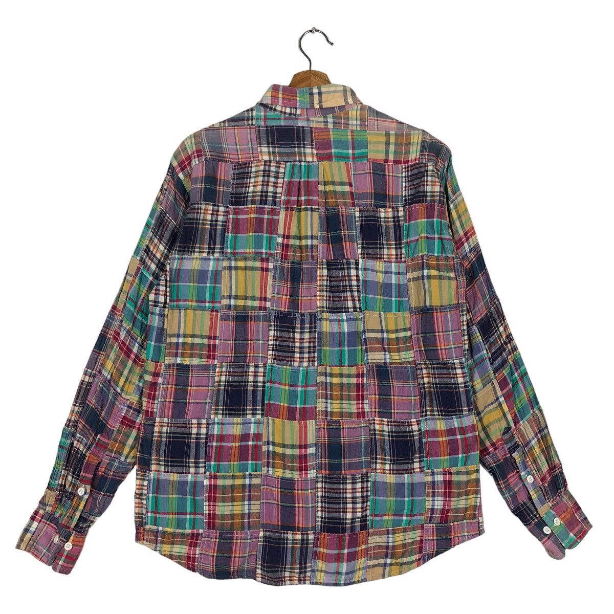 Japanese Brand 🔥Patch Work Tartan Design LRB Japan Issey Miyake Size US L / EU 52-54 / 3 - 7 Thumbnail