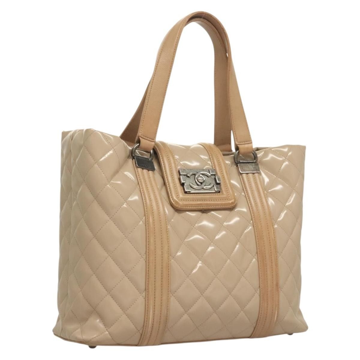 Chanel Chanel Quilted Boy Tote Quilted Aged Glazed Aged Calfskin Size ONE SIZE - 1 Thumbnail