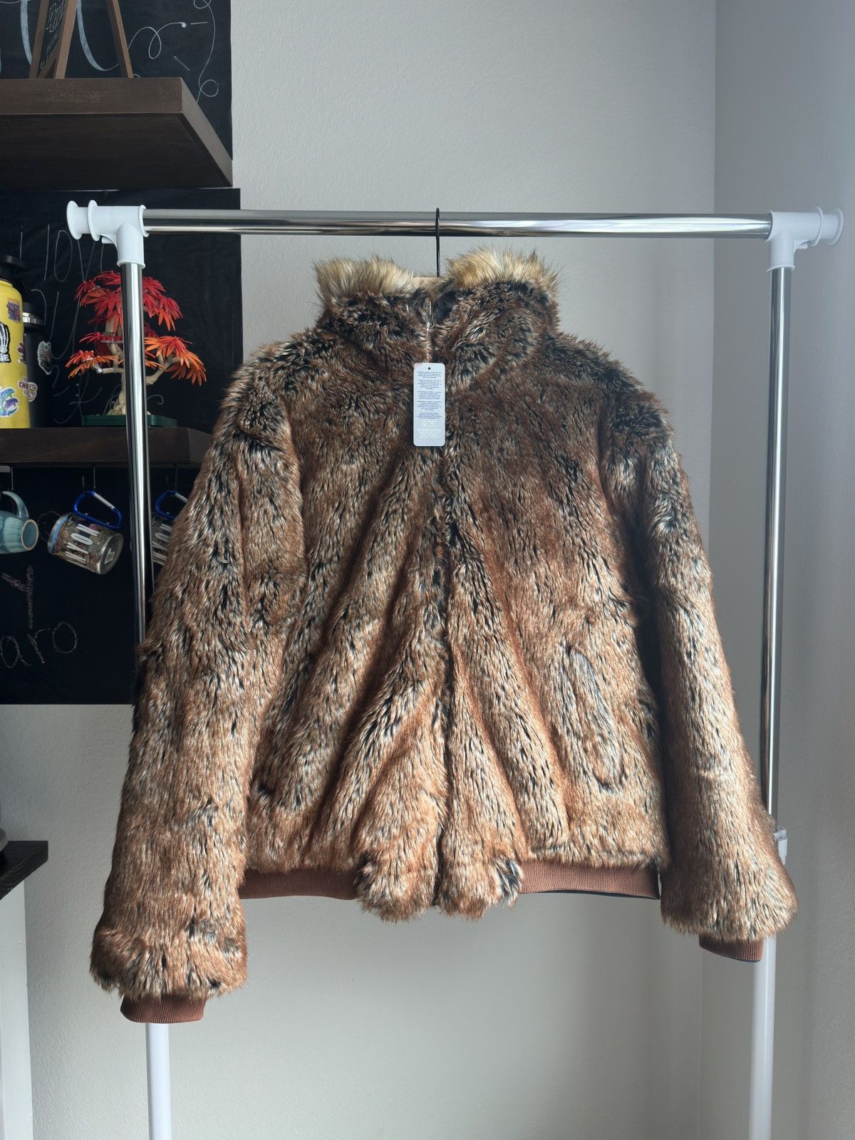 Supreme Faux Fur Reversible Work Jacket Denim Blue Size US L / EU 52-54 / 3 - 3 Thumbnail