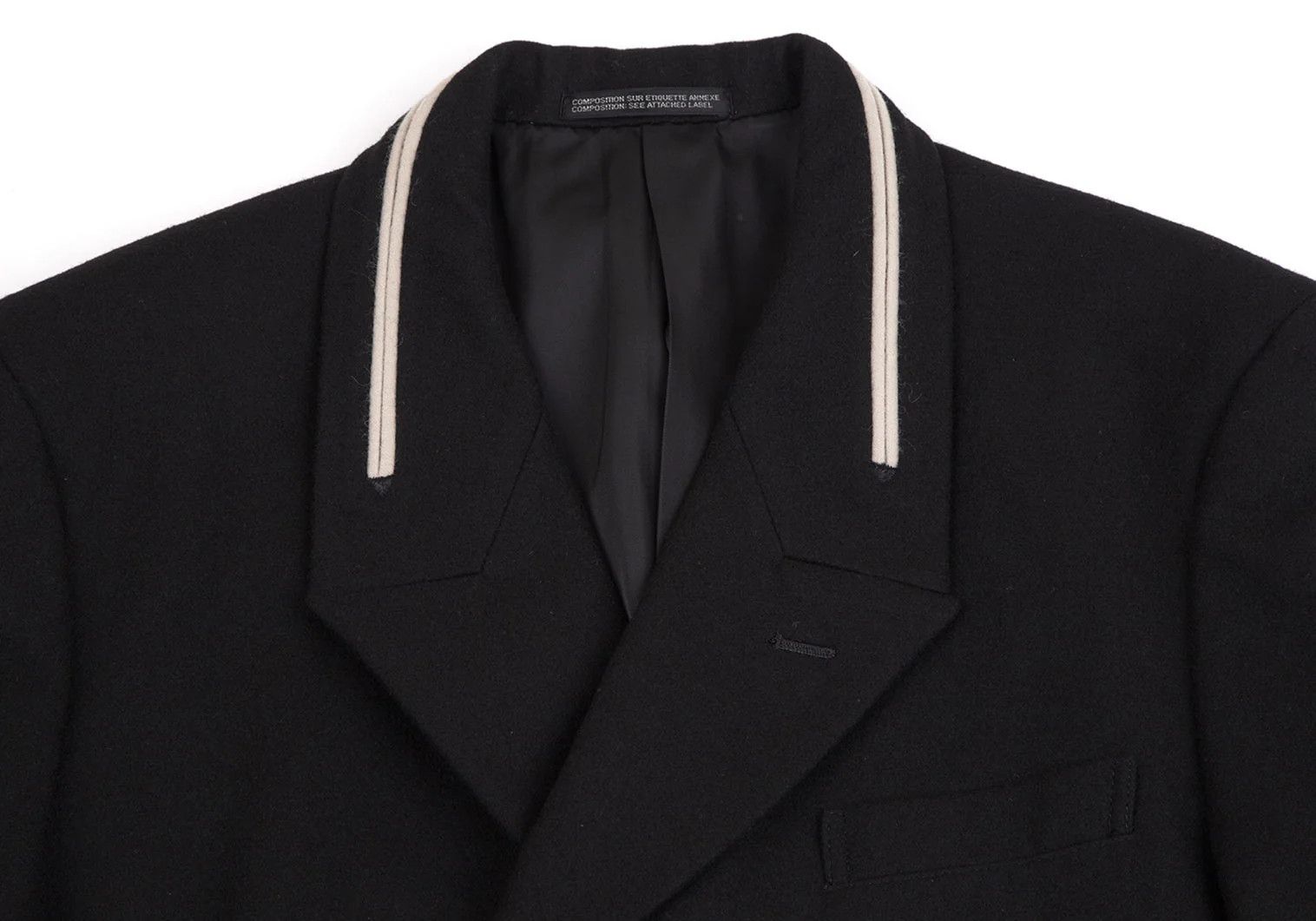 Yohji Yamamoto Yohji Yamamoto Fleece Wool Double Jacket Size US S / EU 44-46 / 1 - 2 Thumbnail
