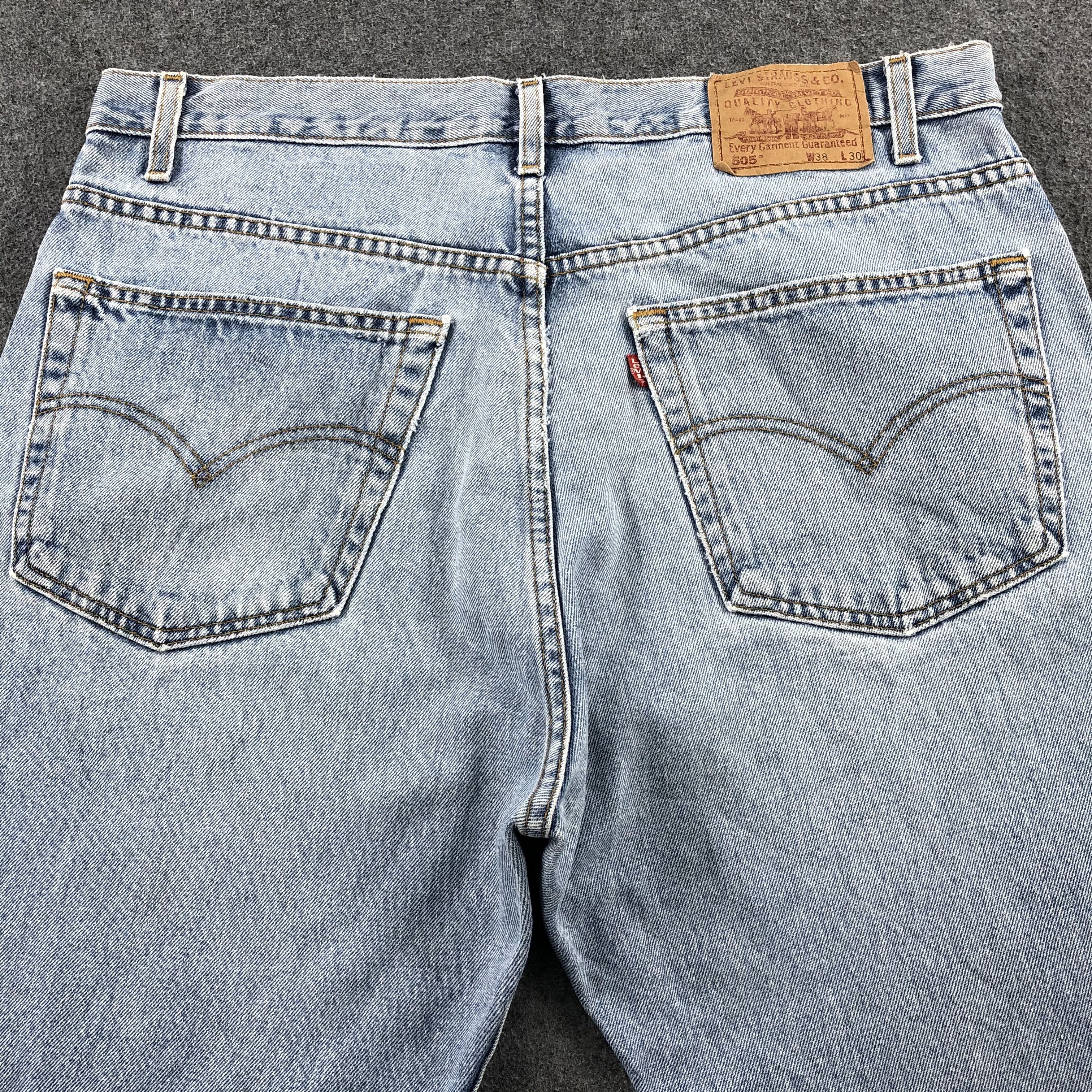 Levi's × Vintage Vintage Blue Wash Levis 505 Jeans-JM1853 Size US 38 / EU 54 - 6 Thumbnail