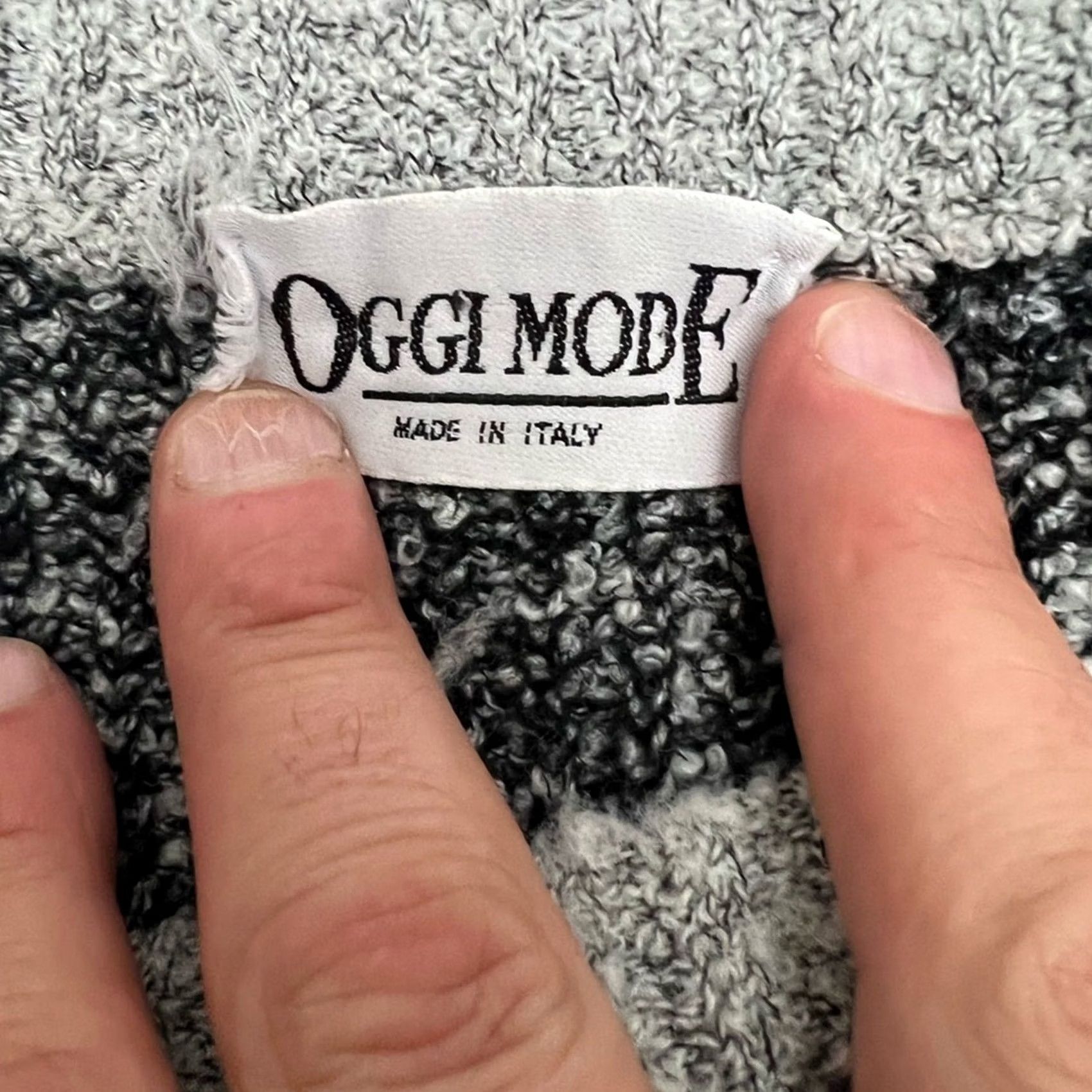 Vintage Vintage Oggi Mens Sweater XL Gray Wool Blend Size US XL / EU 56 / 4 - 4 Thumbnail