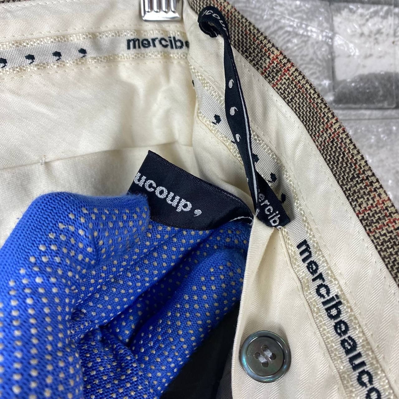 Issey Miyake × mercibeaucoup AVANT GARDE MERCIBEAUCOUP ISSEY MIYAKE CROTCH HAREM PANT Size US 29 - 9 Thumbnail