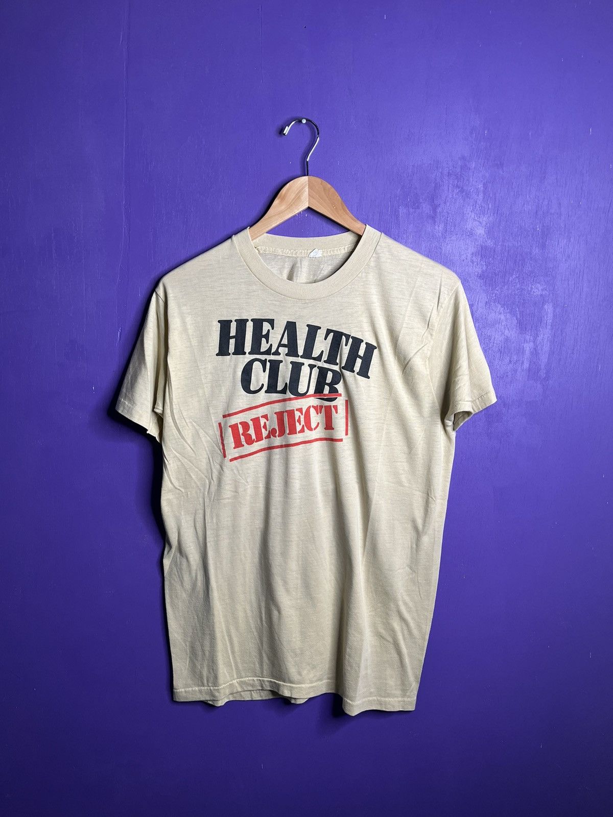 Vintage Vintage 80s Health club reject t-shirt Size US M / EU 48-50 / 2 - 1 Thumbnail