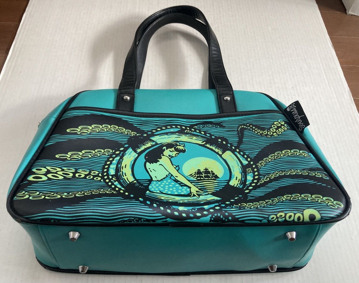Other SOURPUSS TENTACLED BOWLER BAG PURSE OCTOPUS MERMAID PIN UP Size ONE SIZE - 6 Thumbnail