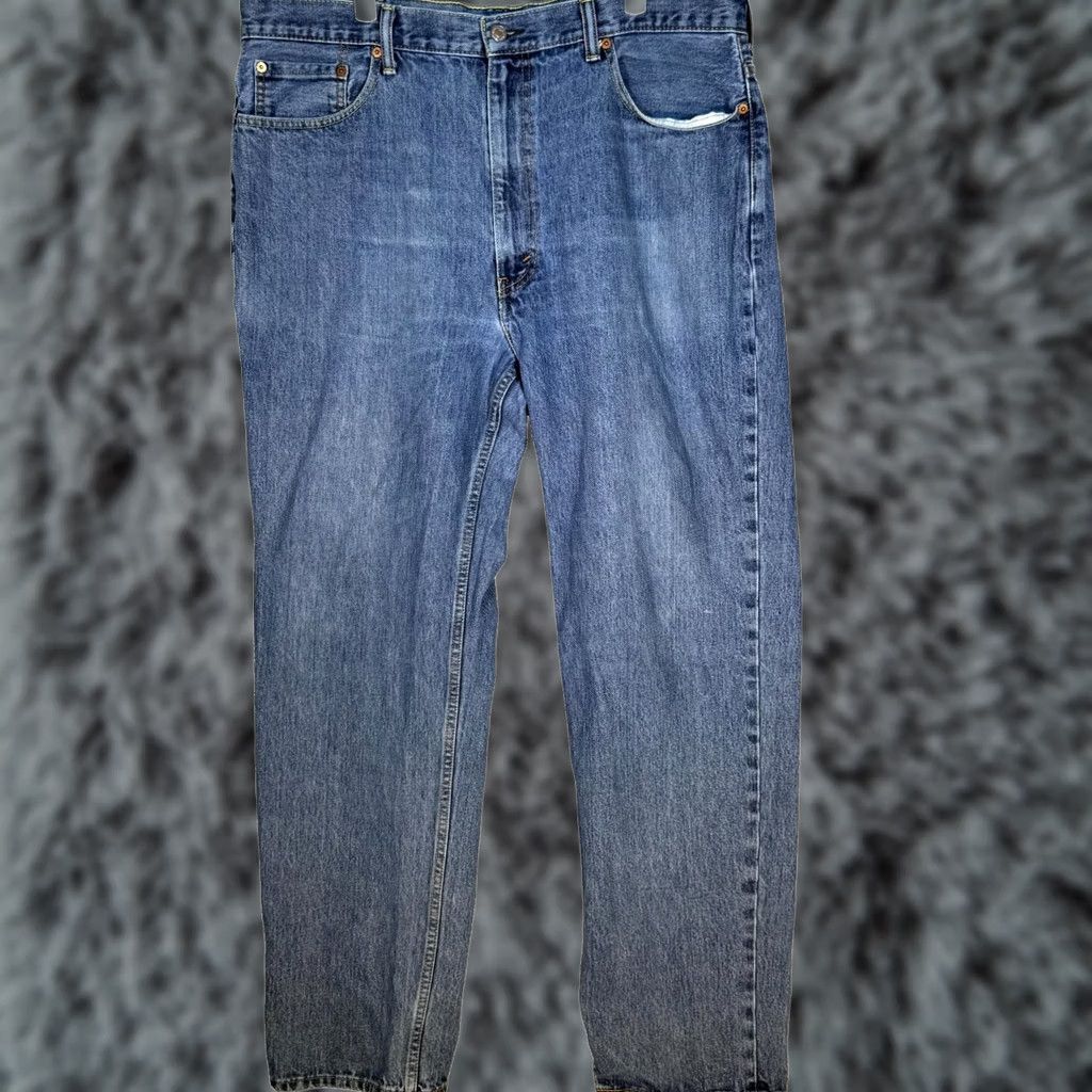 Levi's Levi’s 550 Men’s Jeans 42x36 Blue Denim High-Rise Regular Fit Zip Fly Size US 42 / EU 58 - 1 Thumbnail