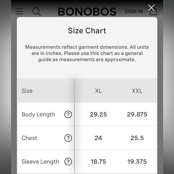 Bonobos Bonobos 100% Organic Cotton V-Neck Short Sleeve Tee Mens XXL Size US XXL / EU 58 / 5 - 7 Thumbnail