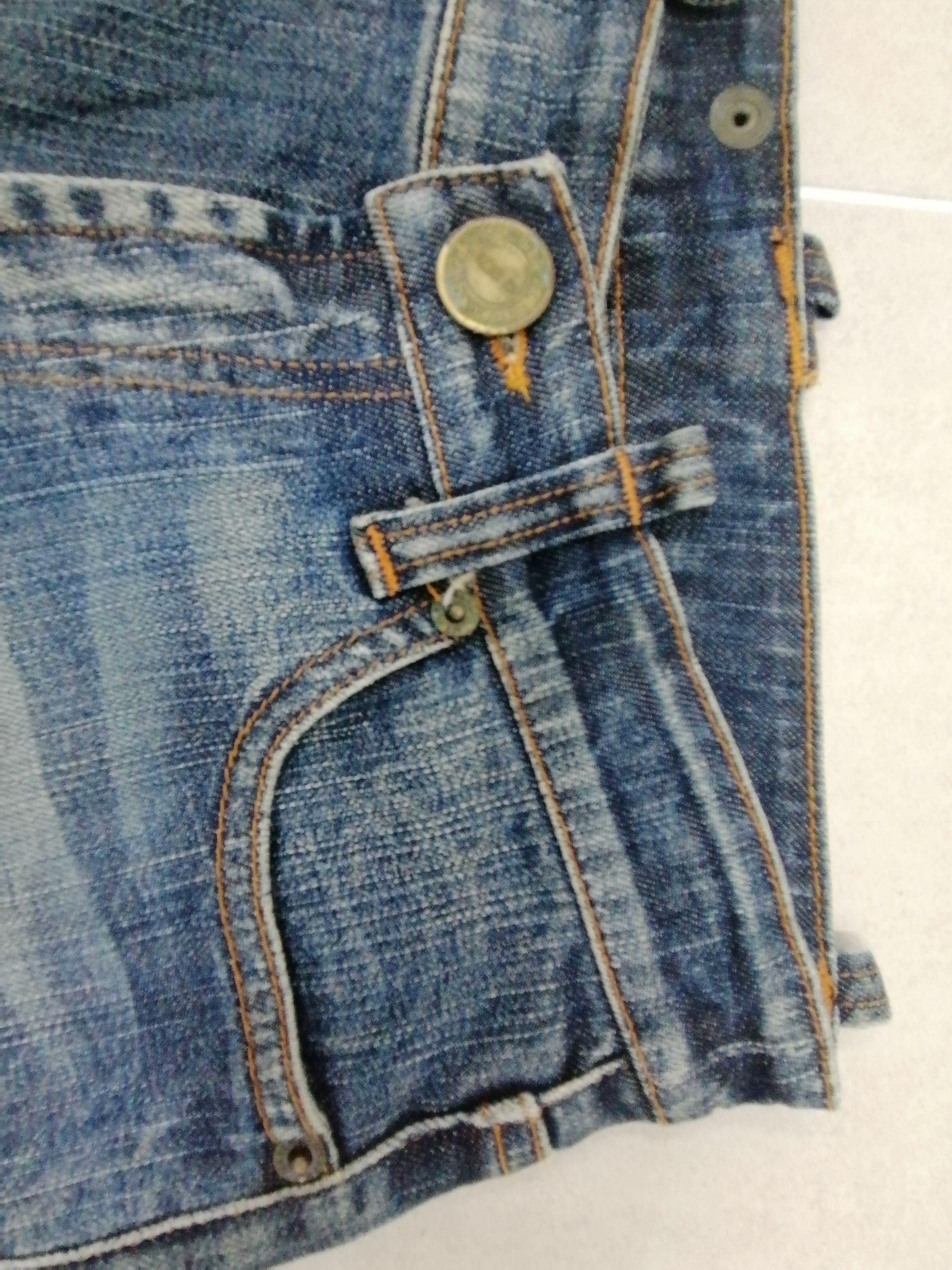 Iceberg Rare Vtg ICEBERG with diamond patch & flower embroidered Size US 28 / EU 44 - 8 Thumbnail