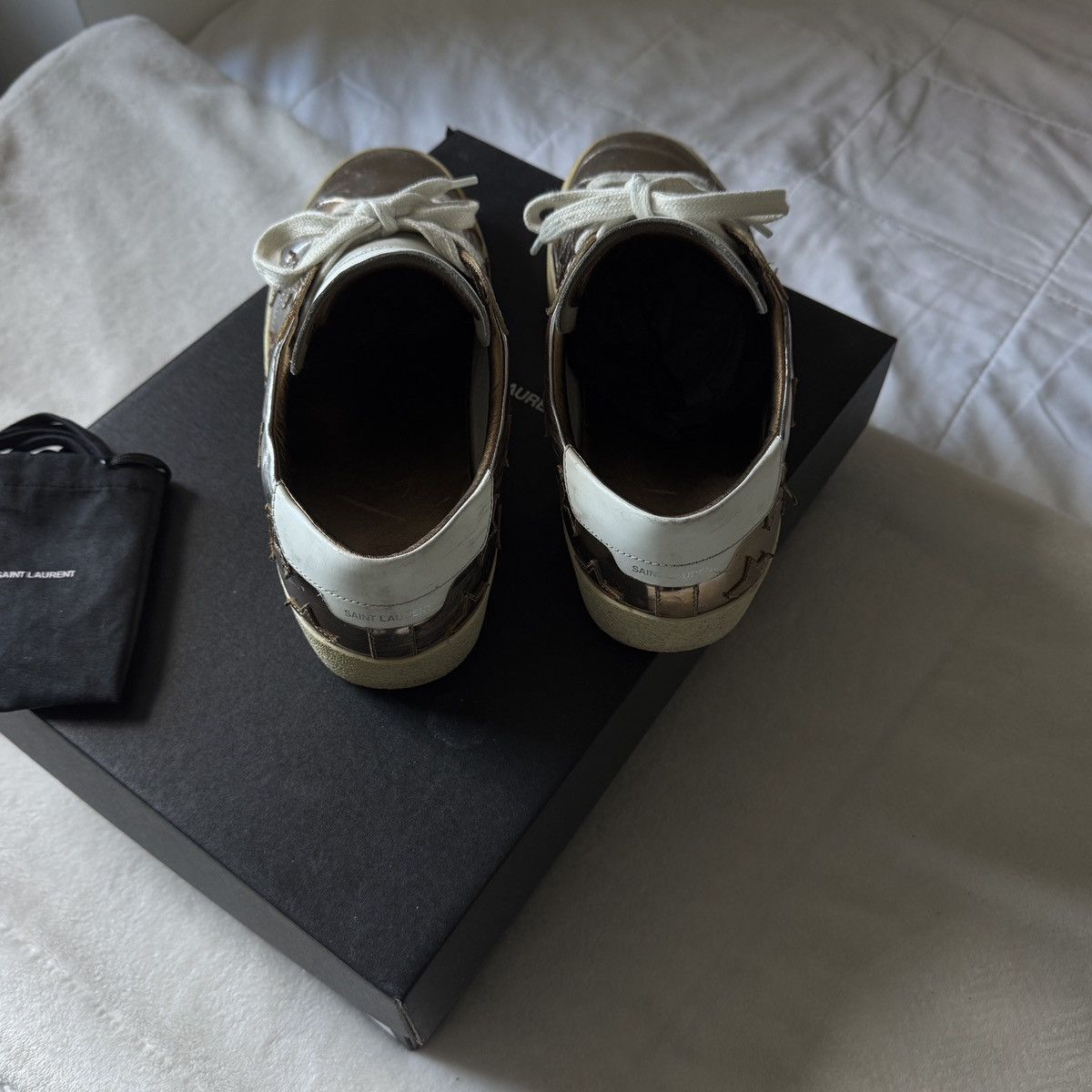 Saint Laurent Paris Saint Laurent Men’s Court Classic Sneaker Size US 9 / EU 42 - 7 Thumbnail