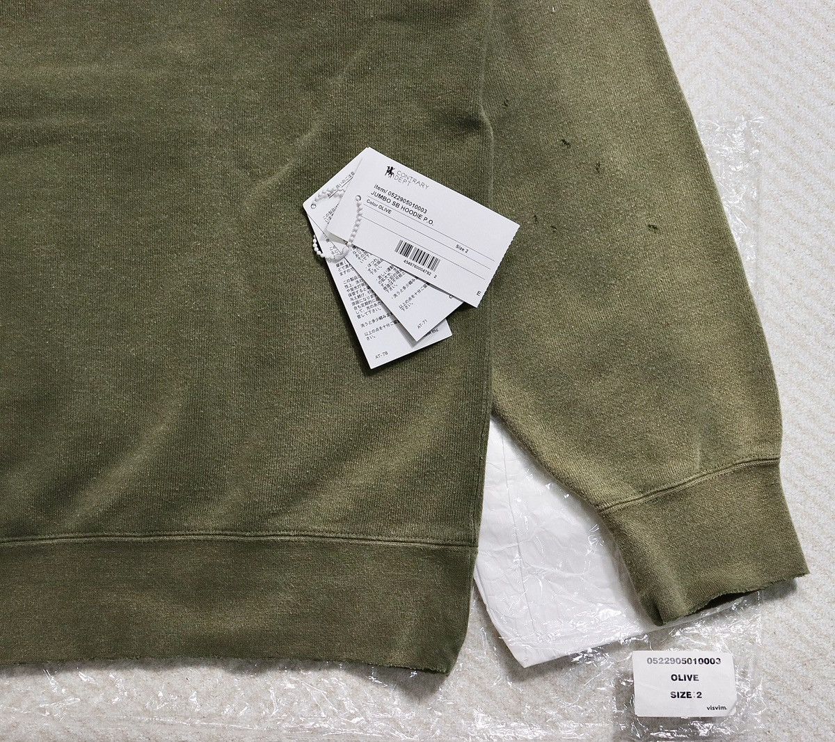 Visvim VISVIM 22AW JUMBO SB HOODIE CONTRARY DEPT Size US M / EU 48-50 / 2 - 8 Thumbnail