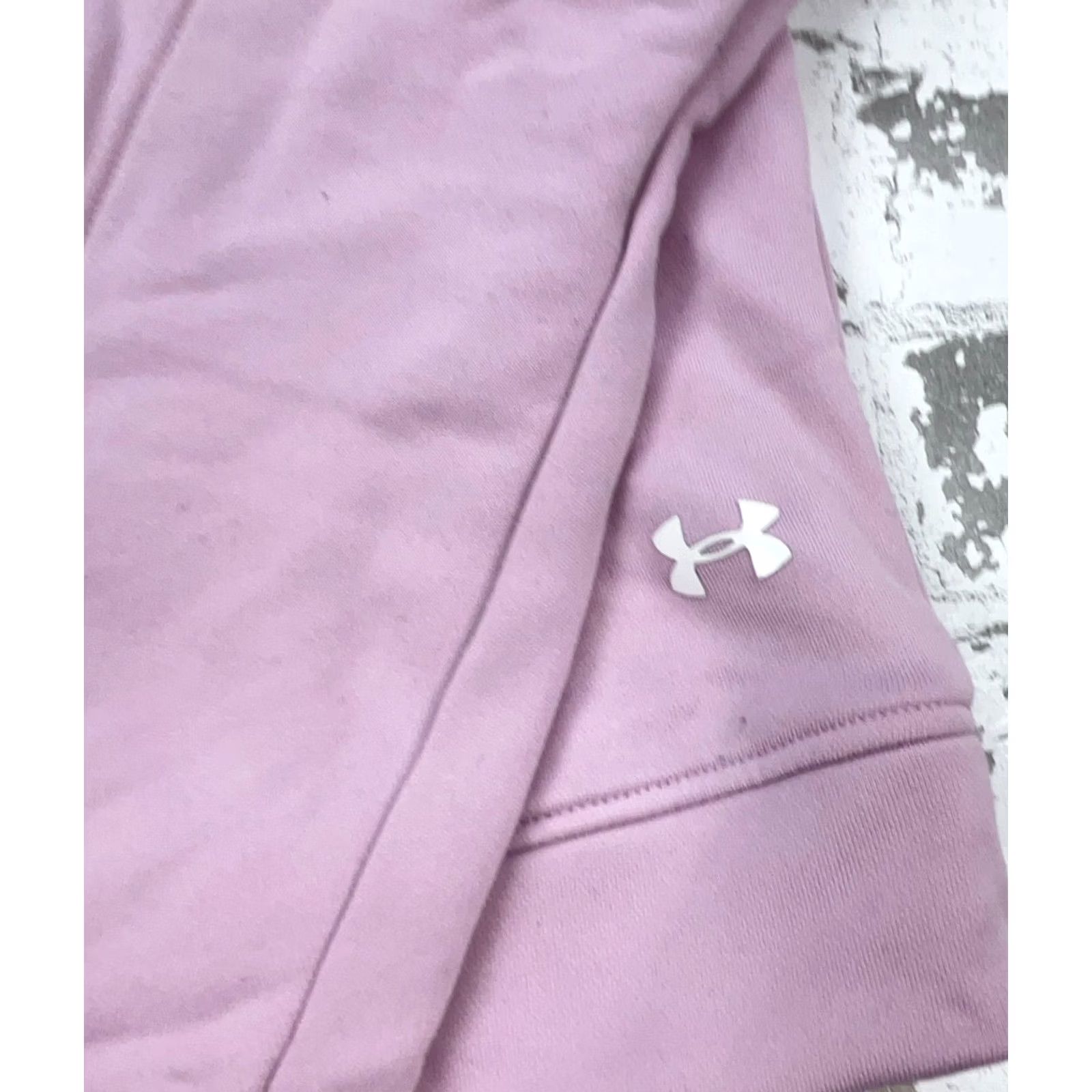 Under Armour VINTAGE Under Armour Hoodie Women XL Pink Sweatshirt Pullover Hooded Pockets Size XL / US 12-14 / IT 48-50 - 4 Thumbnail