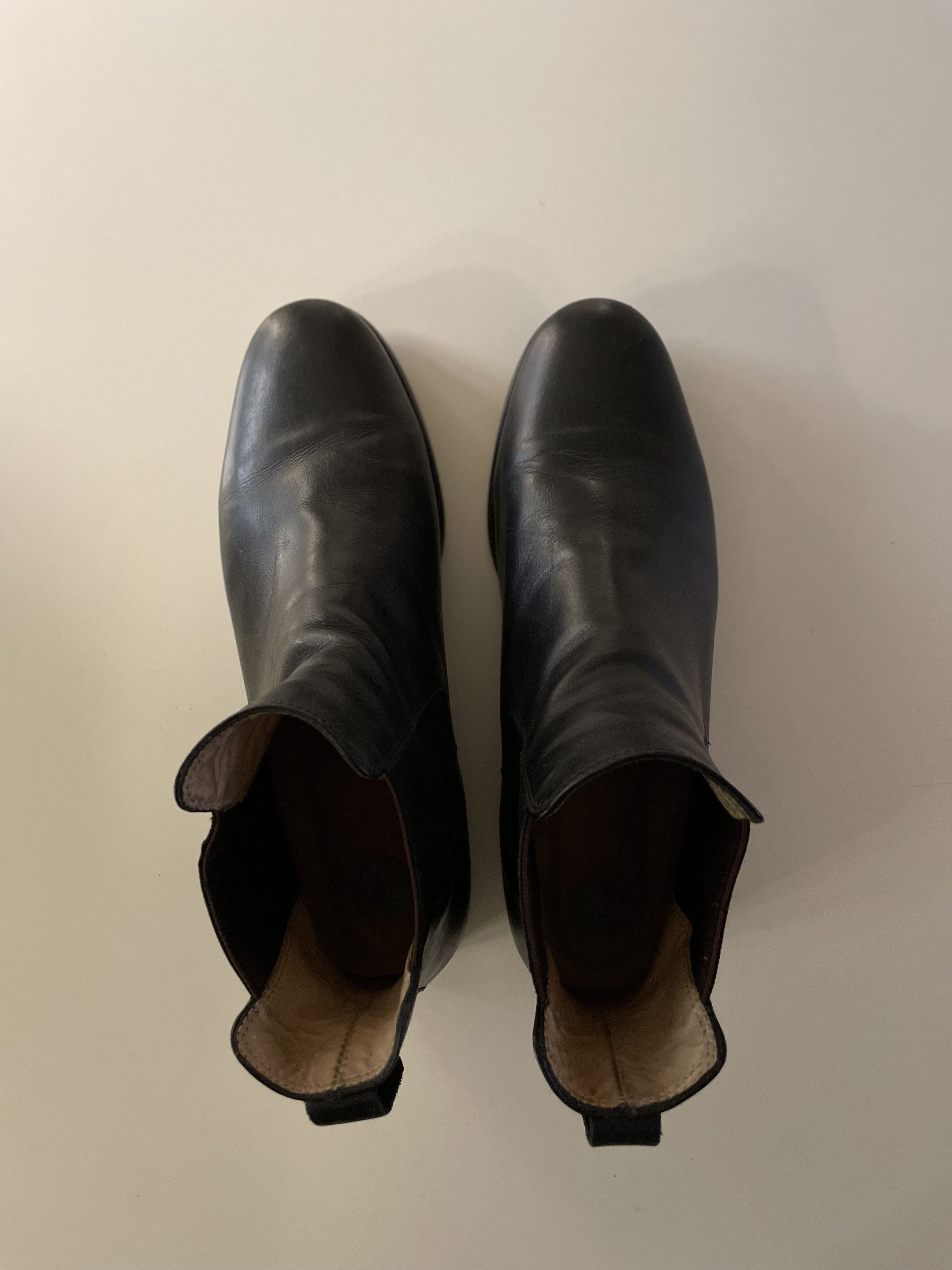 A.P.C. A.P.C. black leather Chelsea Boots Size US 10 / EU 43 - 3 Thumbnail