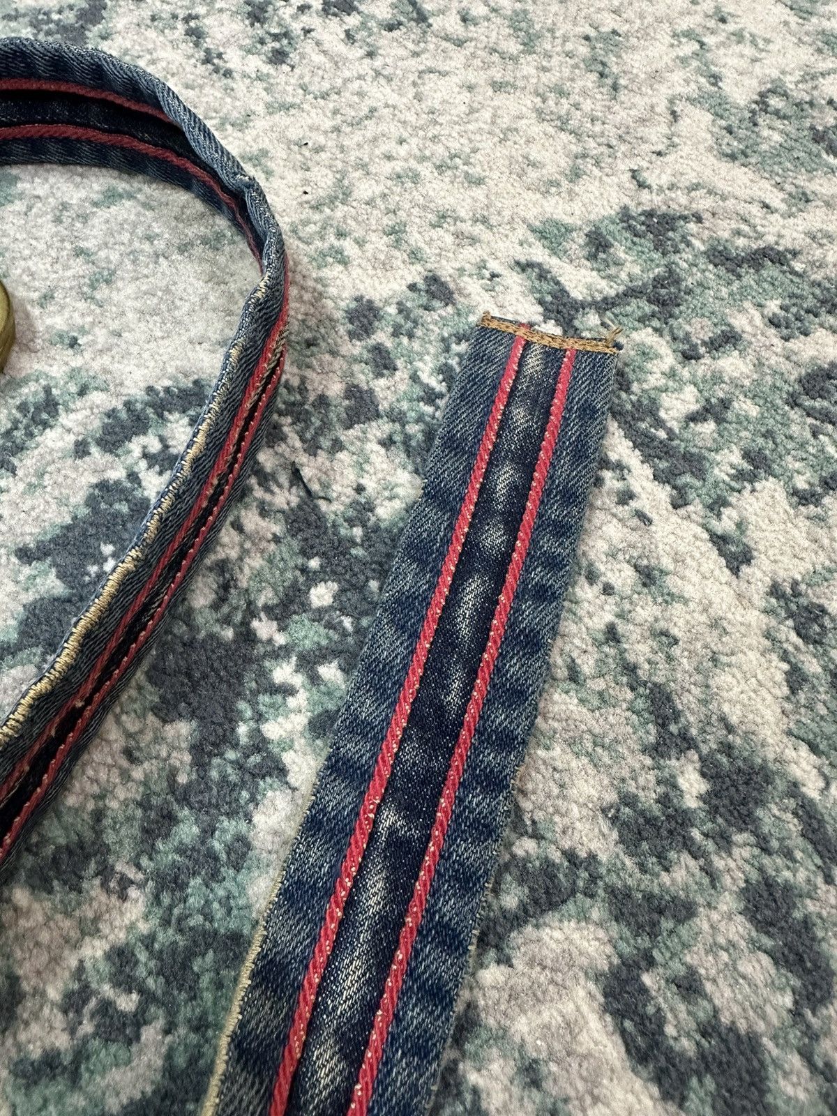 Blue Blue Japan HR Market Selvedge Denim Belt Size ONE SIZE - 2 Thumbnail