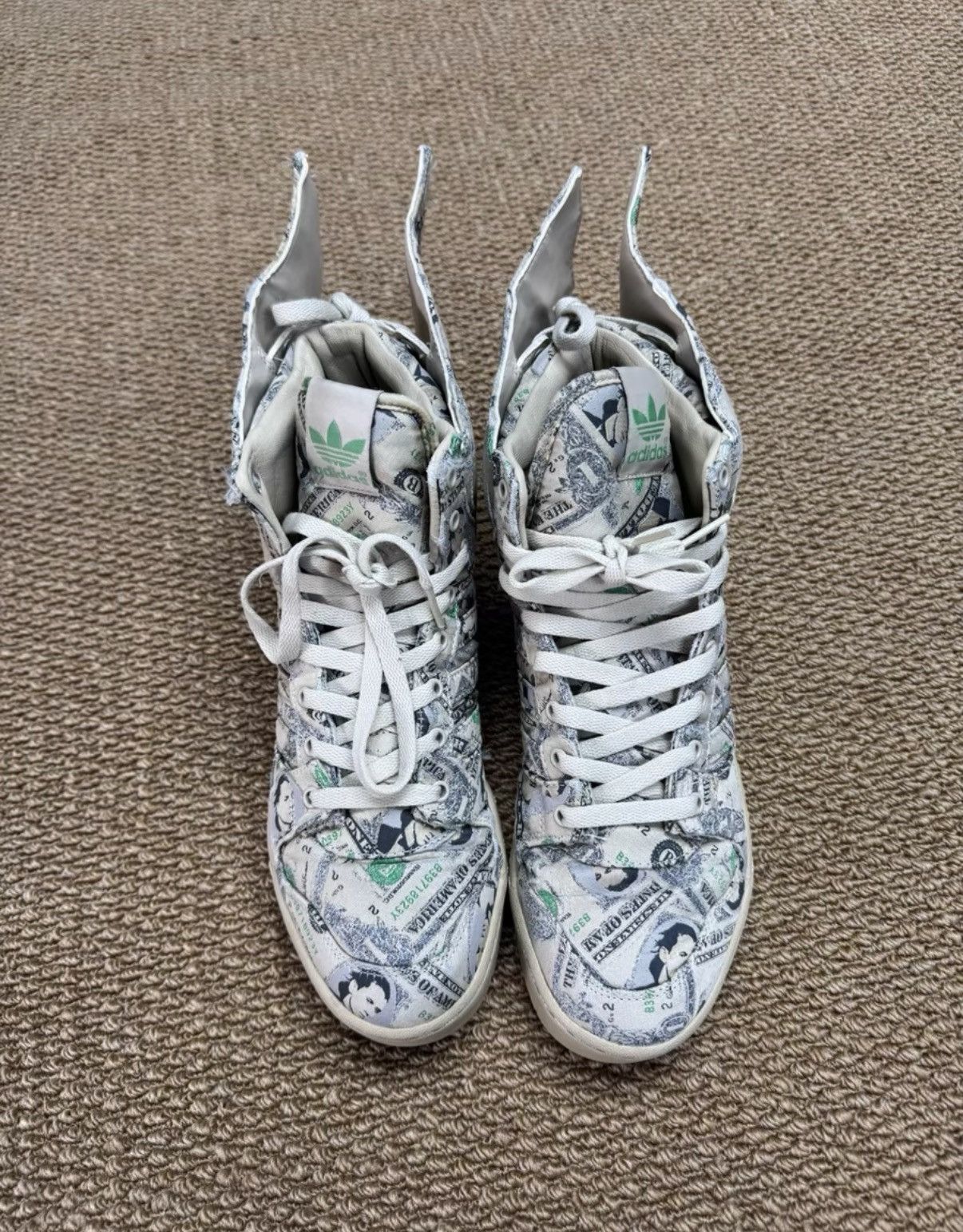 Adidas Adidas Jeremy Scott JS Wings 2.0 Dollar G95773 K37 Size US 9.5 / EU 42-43 - 4 Thumbnail