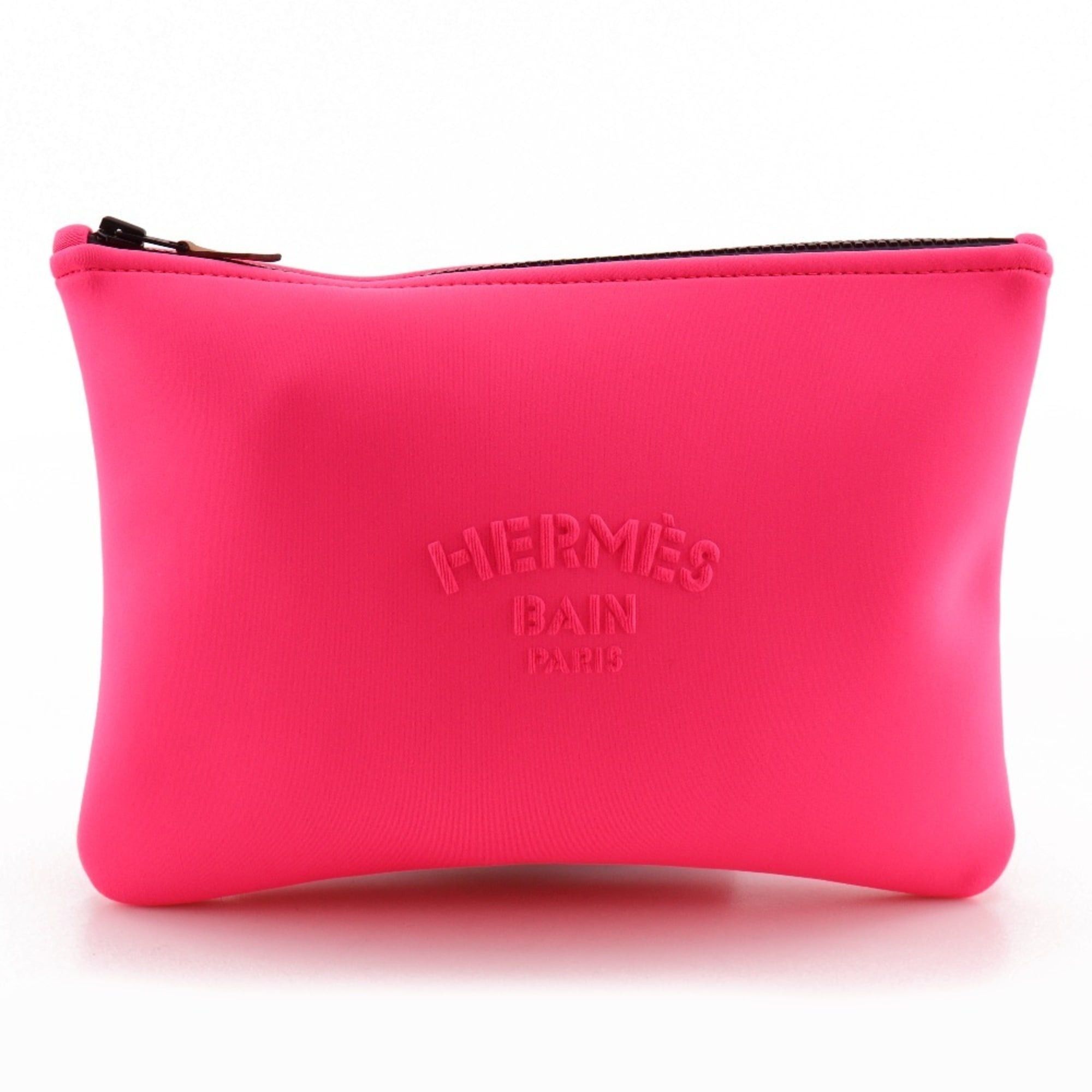 Hermes Hermes Hermès Neovan MM Pouch, Polyurethane, Pink, Women's Size ONE SIZE - 1 Thumbnail