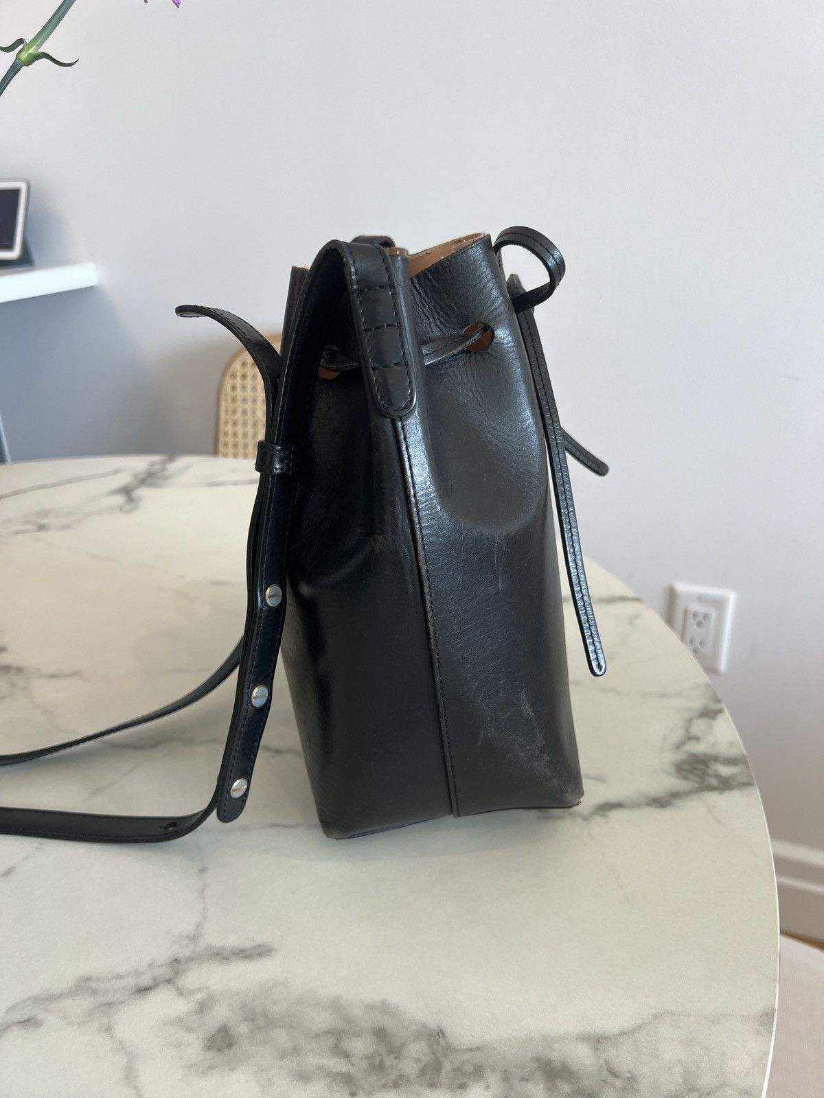 Mansur Gavriel Mansur Gavriel Leather Bucket Bag Size ONE SIZE - 3 Thumbnail