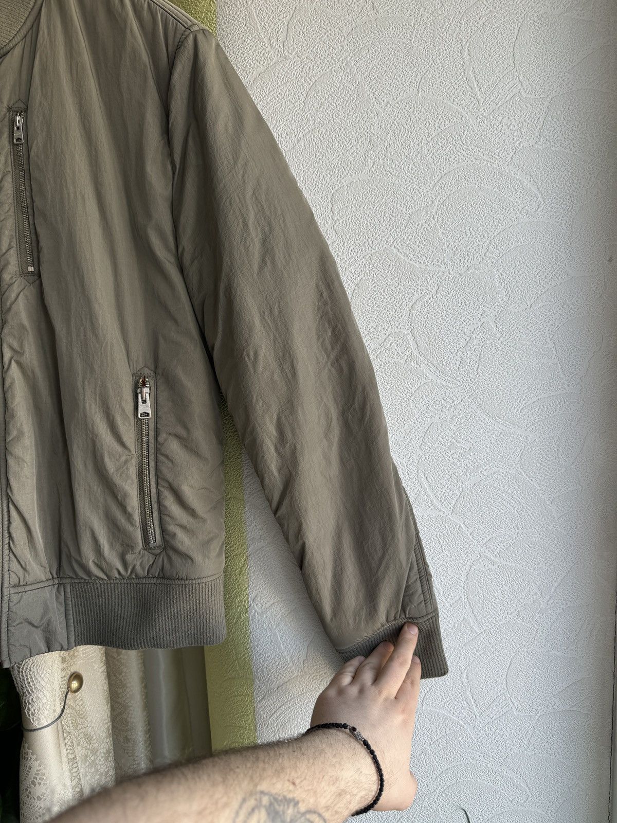 Allsaints AllSaints Nylon Bomber Jacket Khaki Military Avant Garde Size US S / EU 44-46 / 1 - 9 Thumbnail
