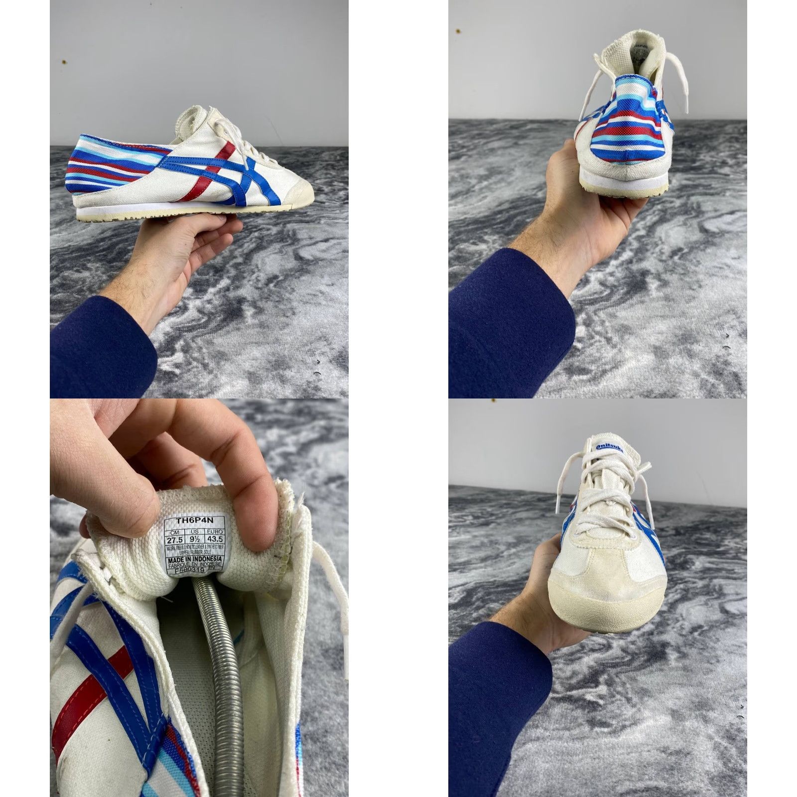 Onitsuka Tiger Onitsuka Tiger Mexico 66 Sneakers Men US 9.5 White Leather Low Top Casual Shoes Size US 10 / EU 43 - 9 Thumbnail