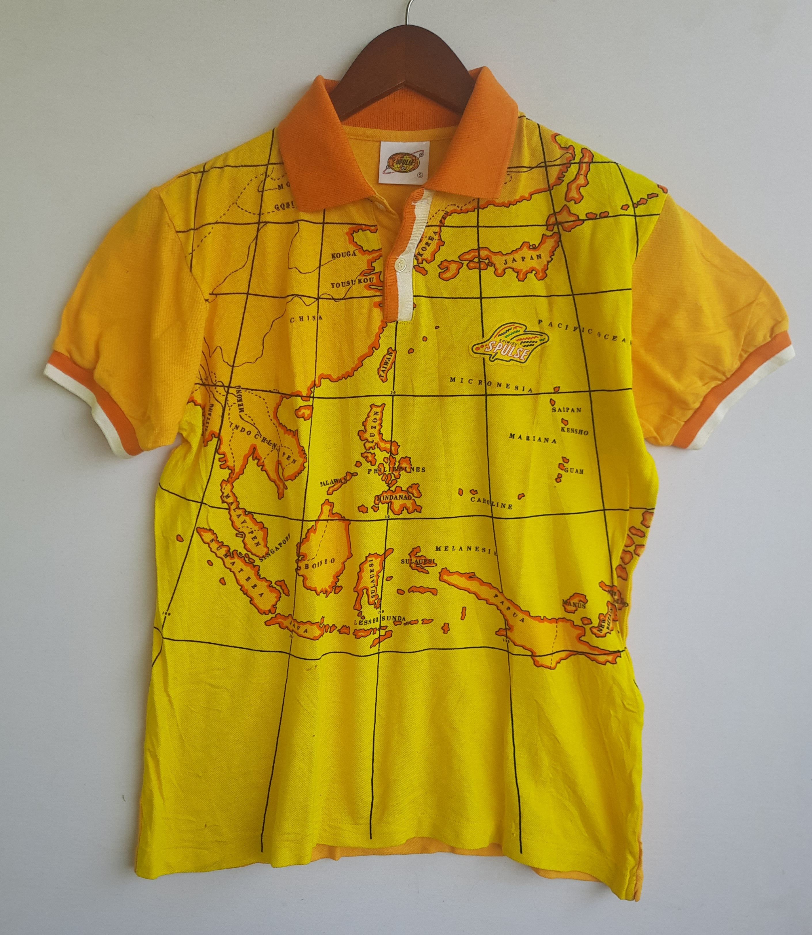 Japanese Brand Vintage 90s Shimizu S-Pulse Japanese Polo Shirts Size US S / EU 44-46 / 1 - 1 Thumbnail