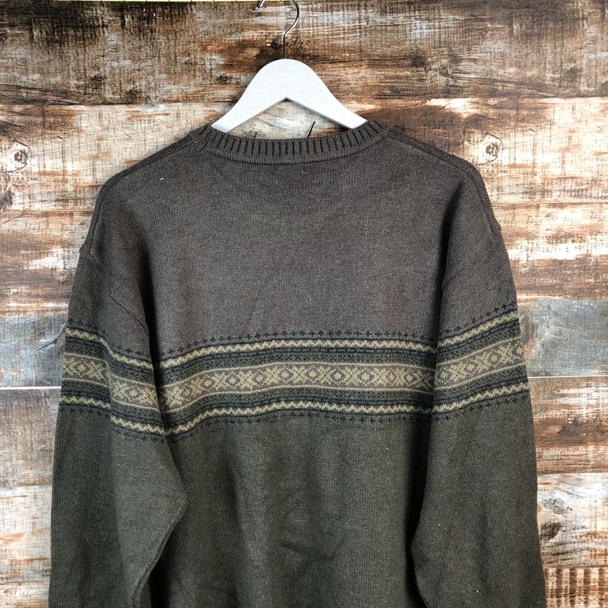 Vintage DL Apoy Green Knitwear #C480 Size US XL / EU 56 / 4 - 14 Thumbnail