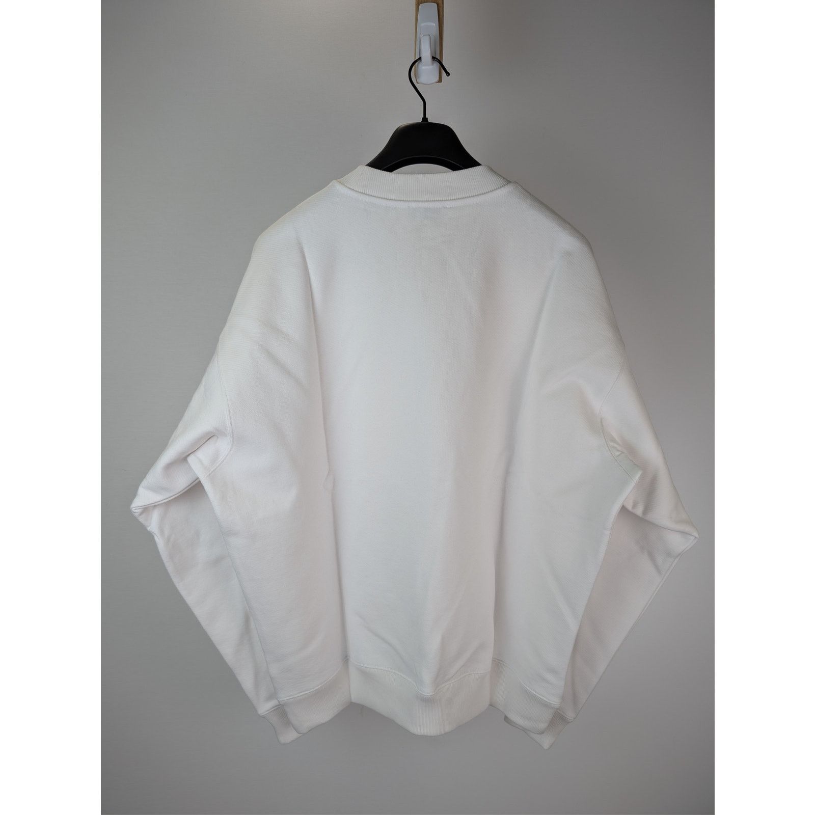 Off-White o1rshd1 Diag Skate Crewneck Sweatshirt in White / Black Size US XL / EU 56 / 4 - 15 Thumbnail